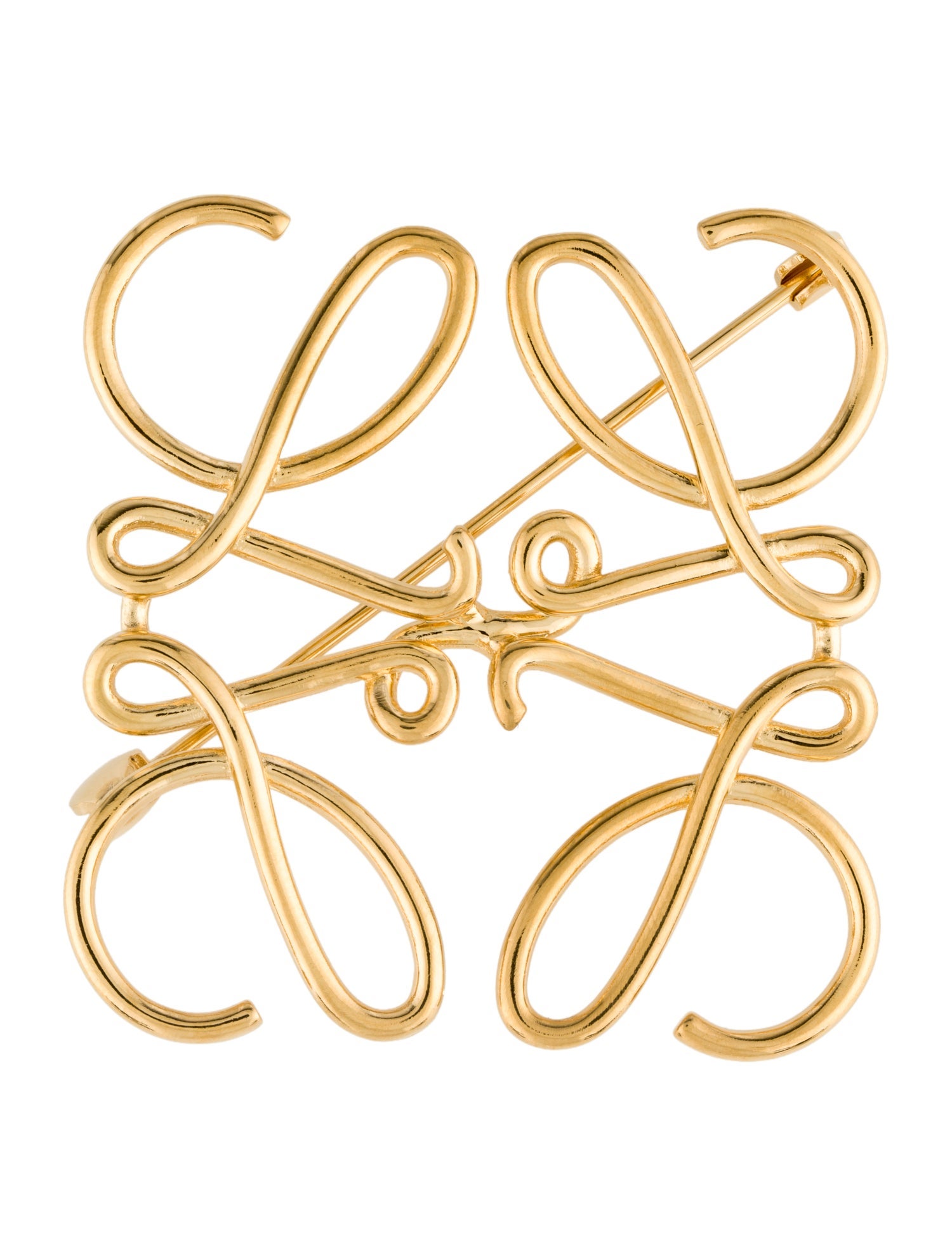 Loewe Anagram Pin Brooch