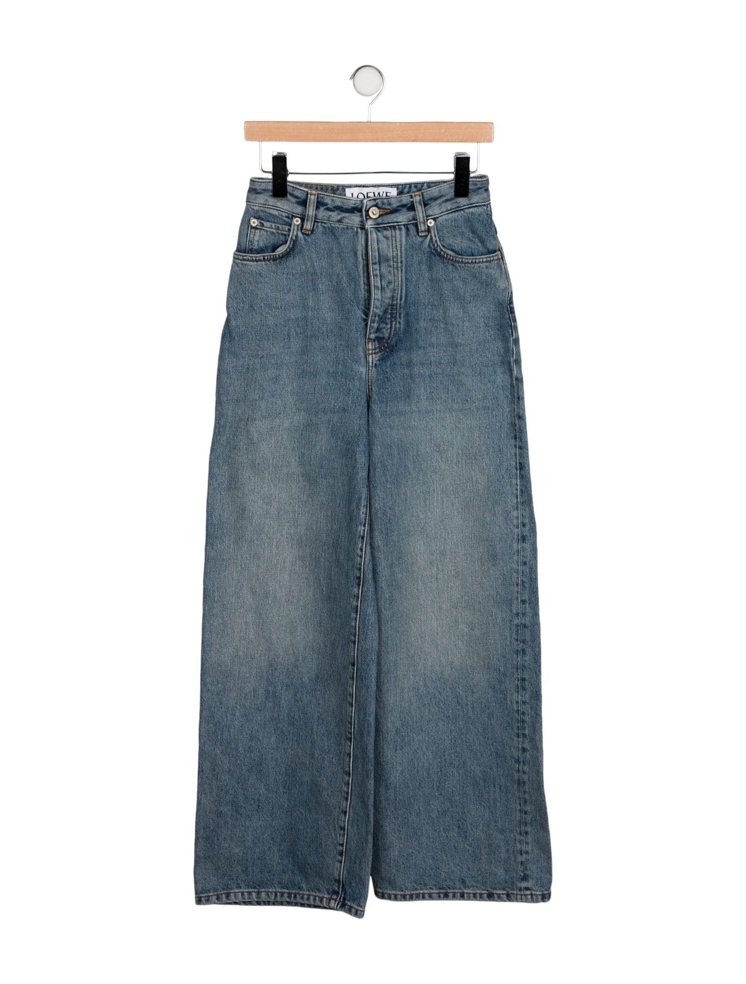 Loewe High-Rise Wide Leg Jeans