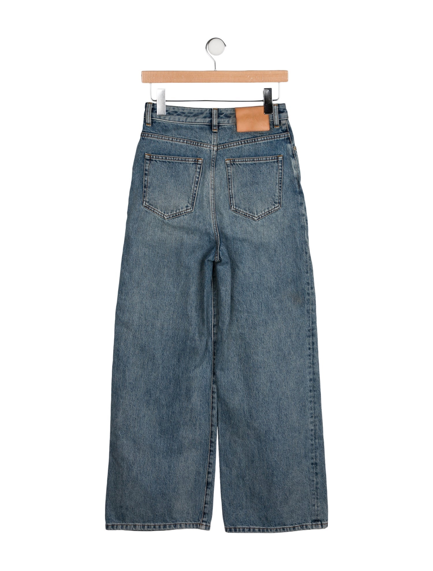 Loewe High-Rise Wide Leg Jeans