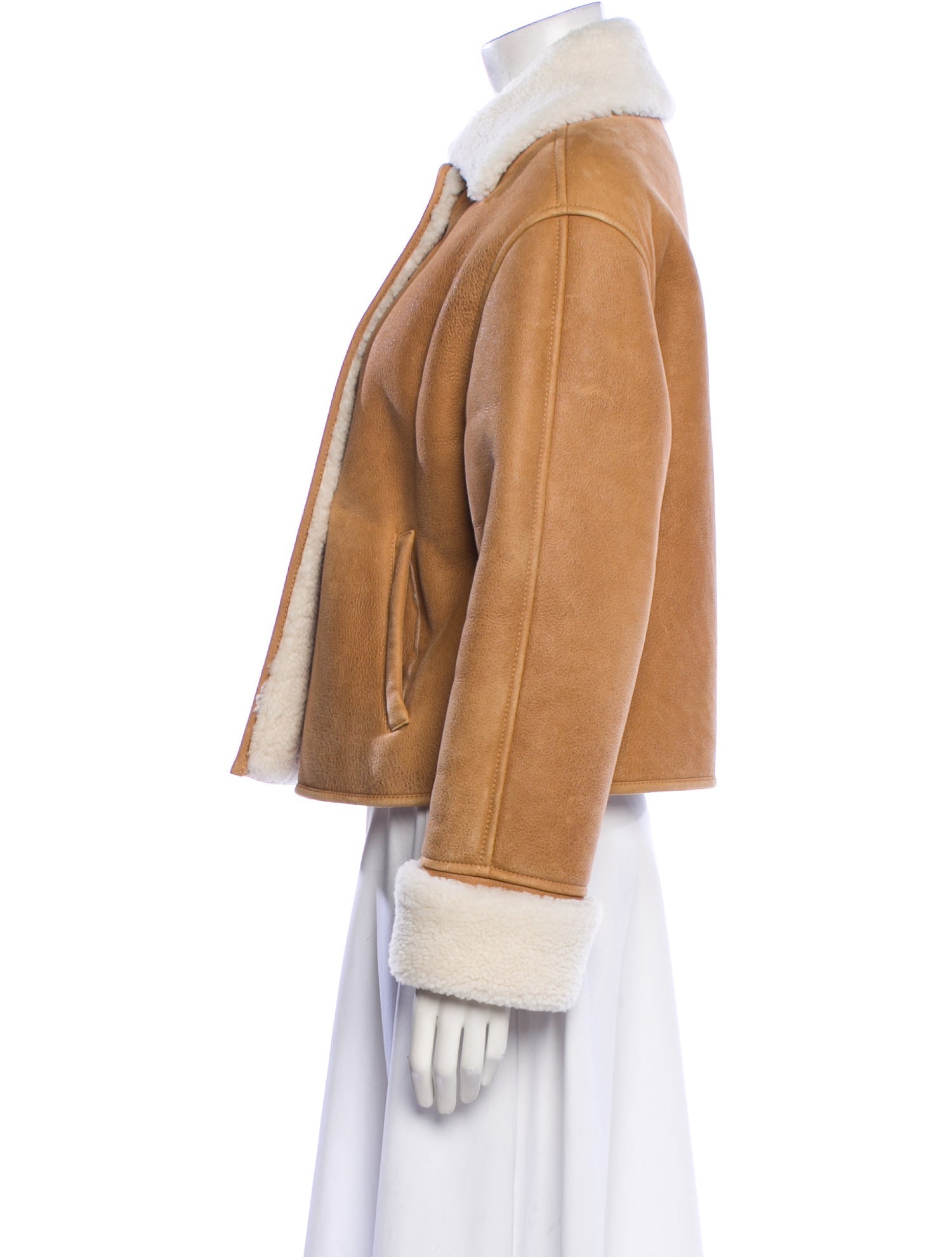 Loewe 2020 Cropped Faux Fur Jacket