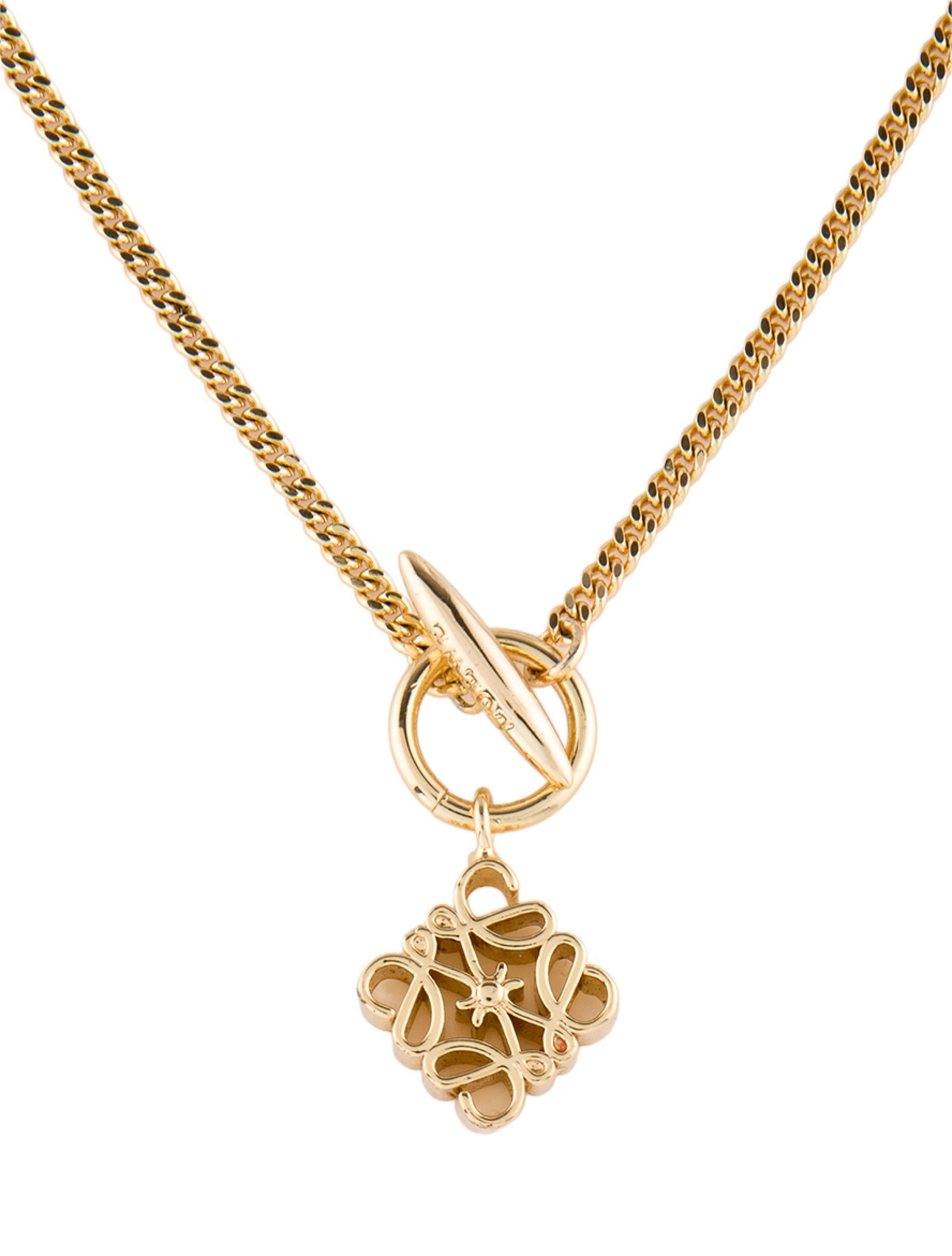 Loewe Anagram Pendant Necklace