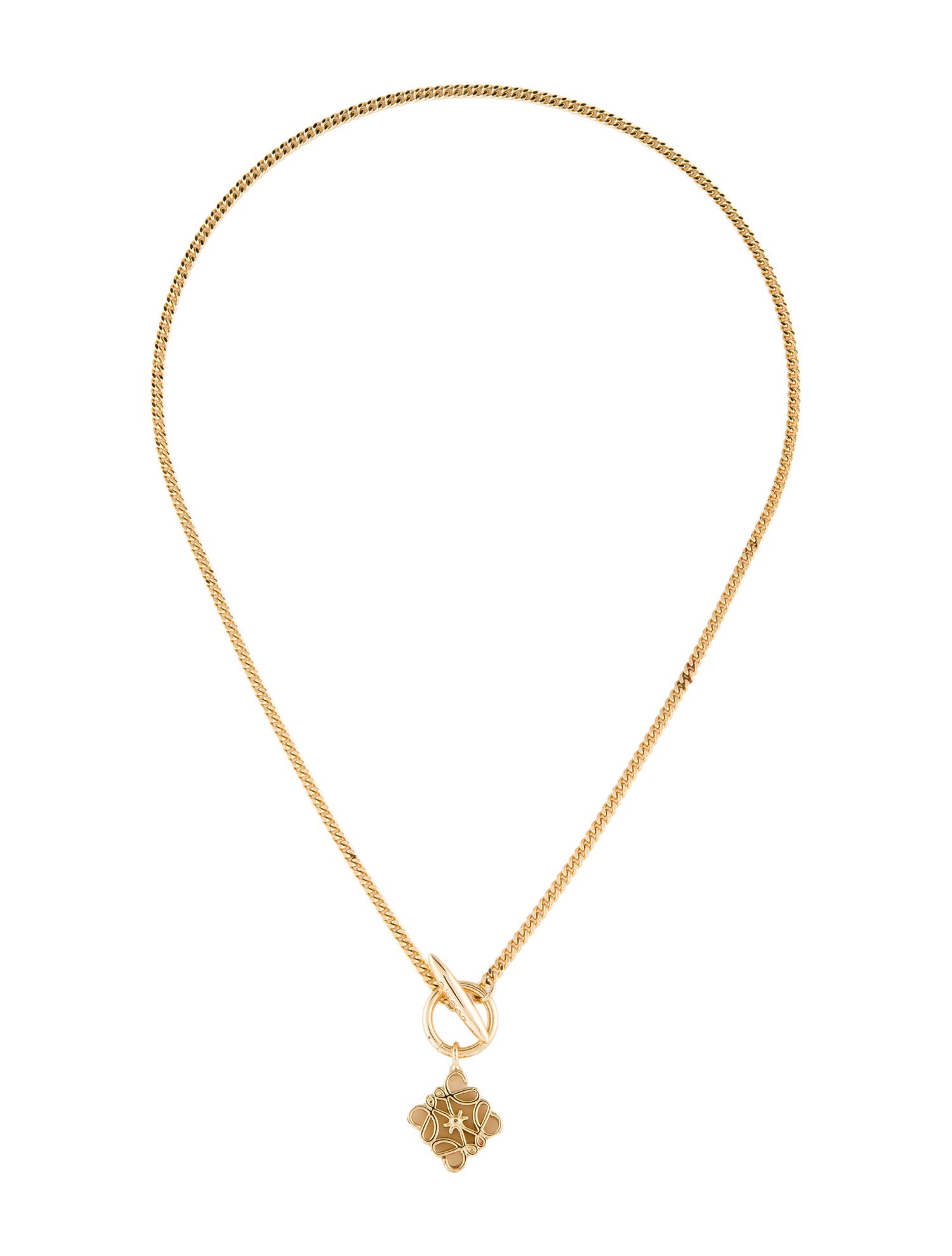 Loewe Anagram Pendant Necklace