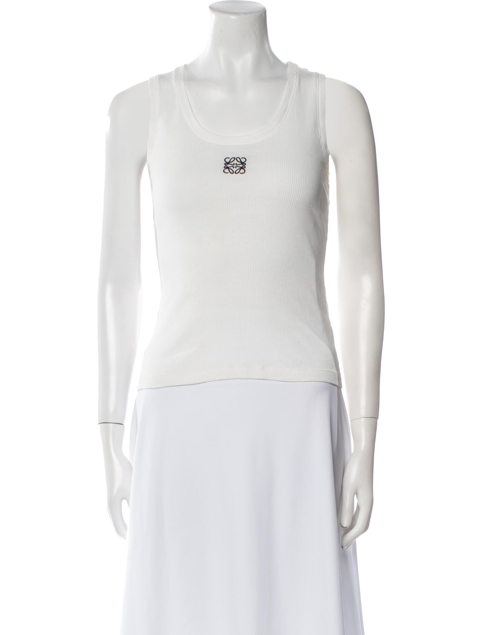 Loewe Anagram Scoop Neck Top