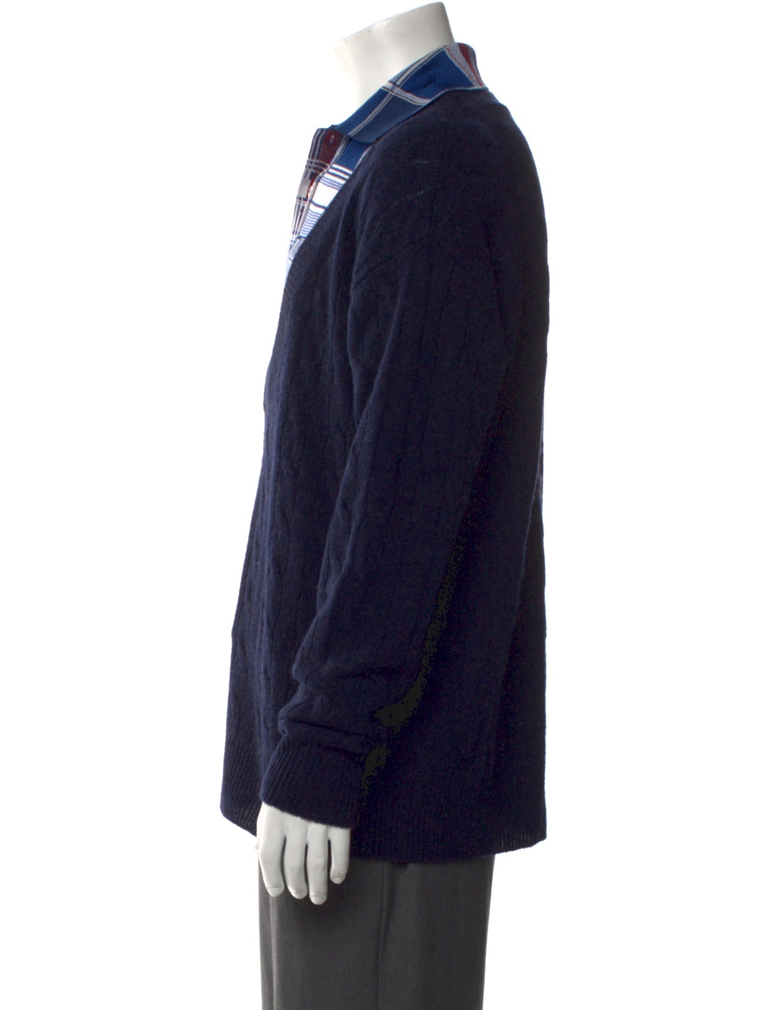 Loewe Camel Hair Printed Polo Sweater