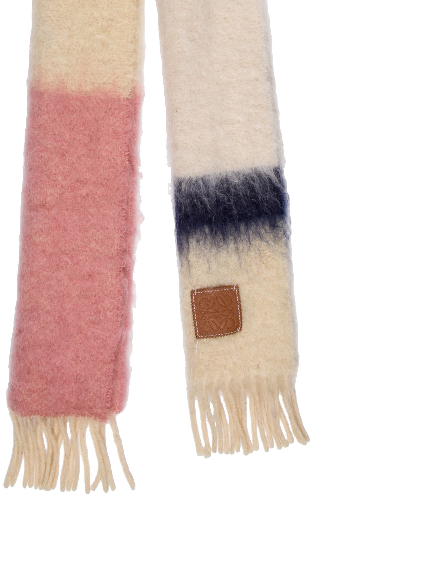 Loewe Mohair Patterned Scarf