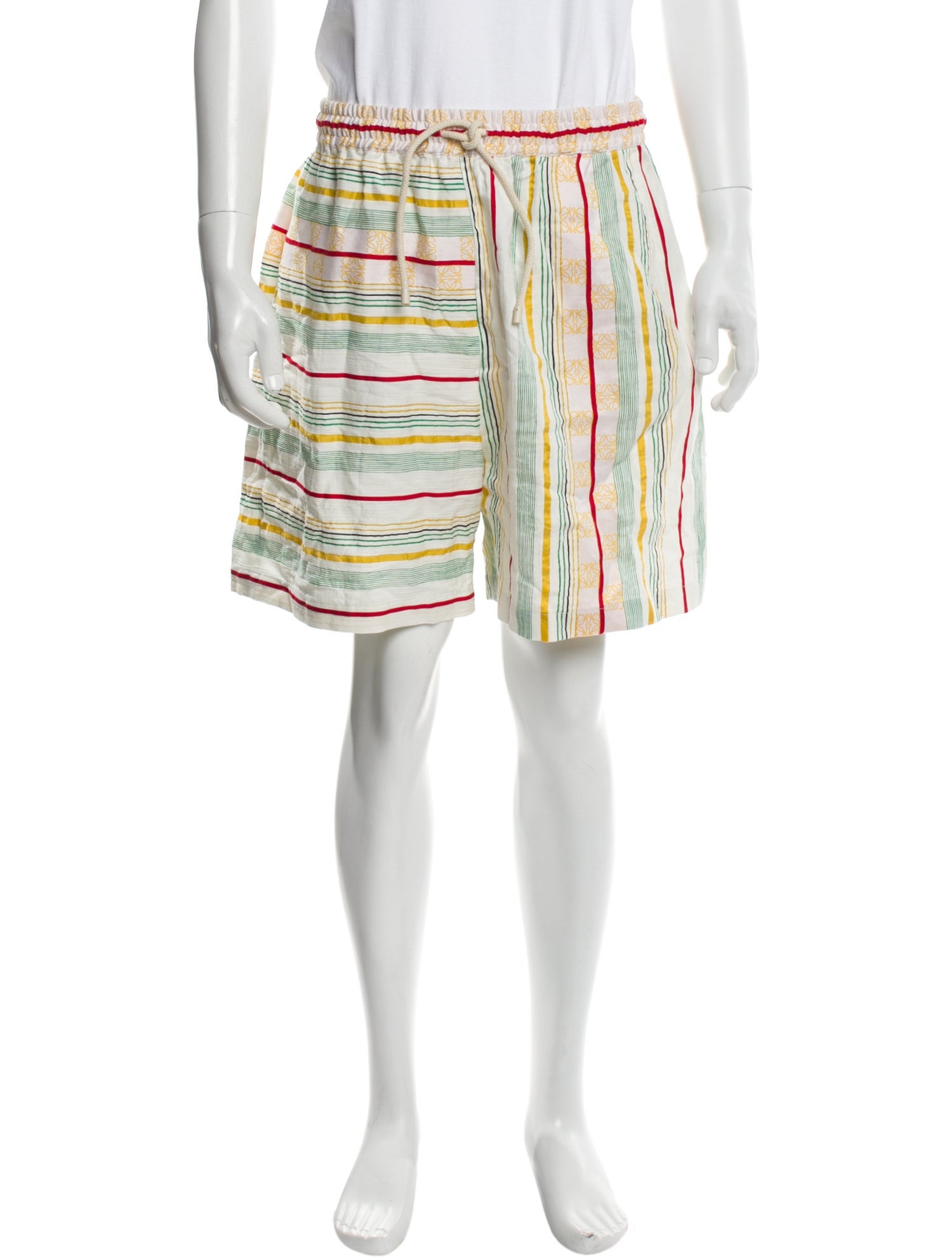 Loewe Paula's Ibiza Striped Jogger Shorts