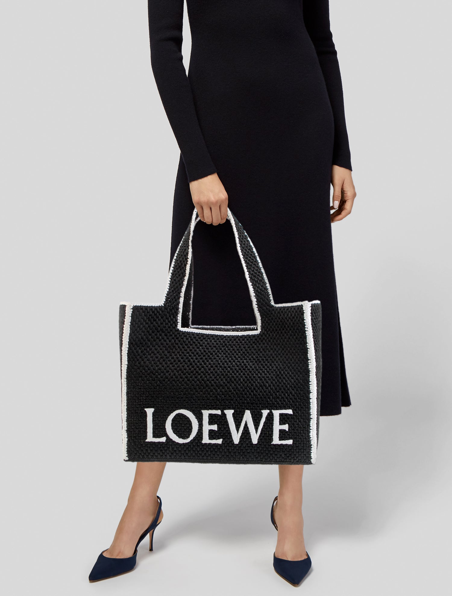 Loewe Raffia Crossbody Bag