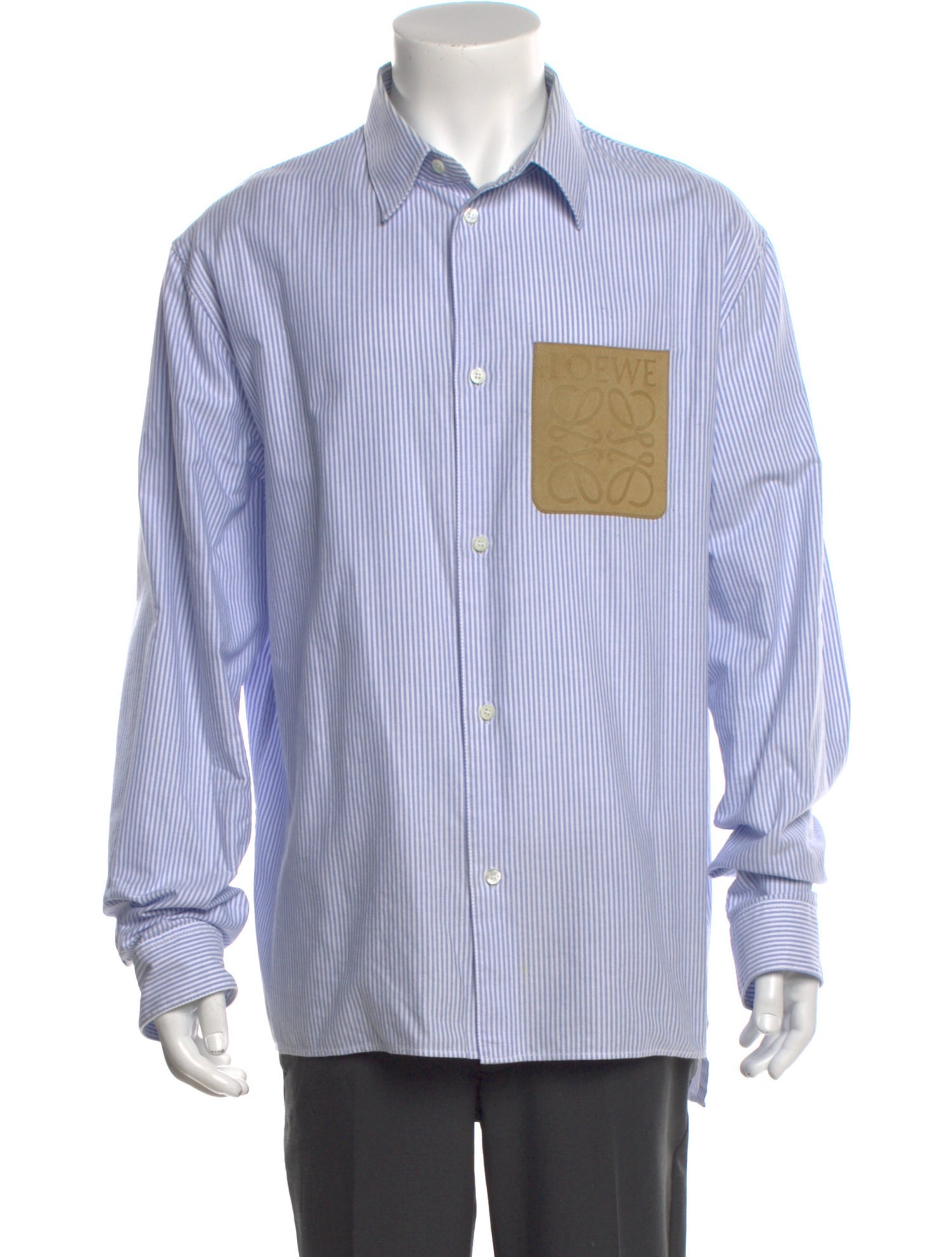 Loewe Striped Long Sleeve Dress Shirt