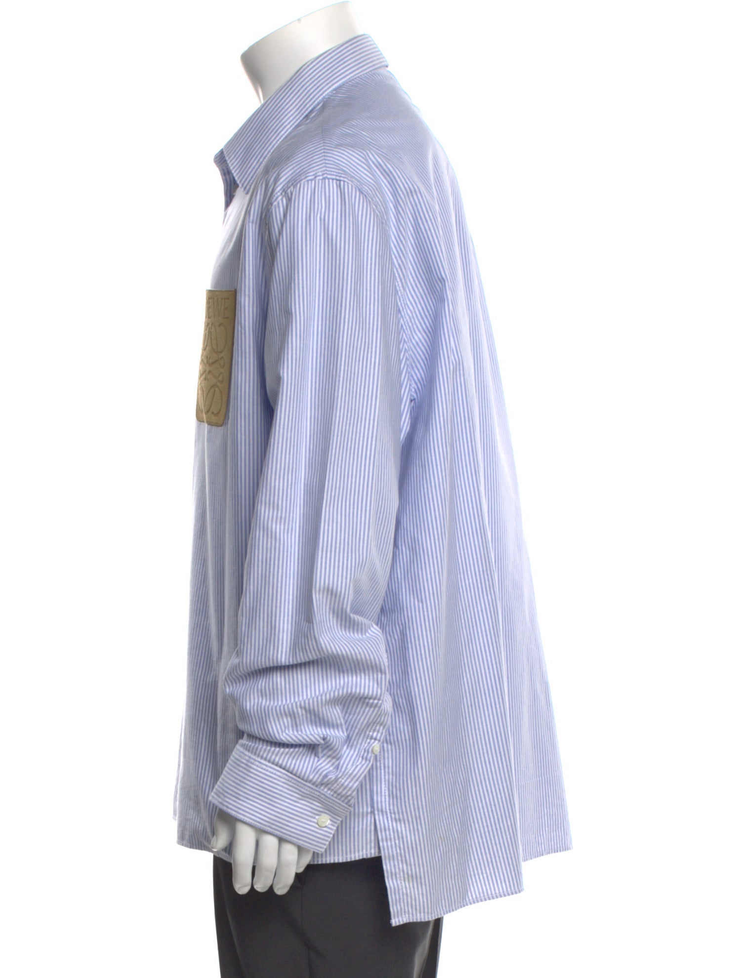 Loewe Striped Long Sleeve Dress Shirt