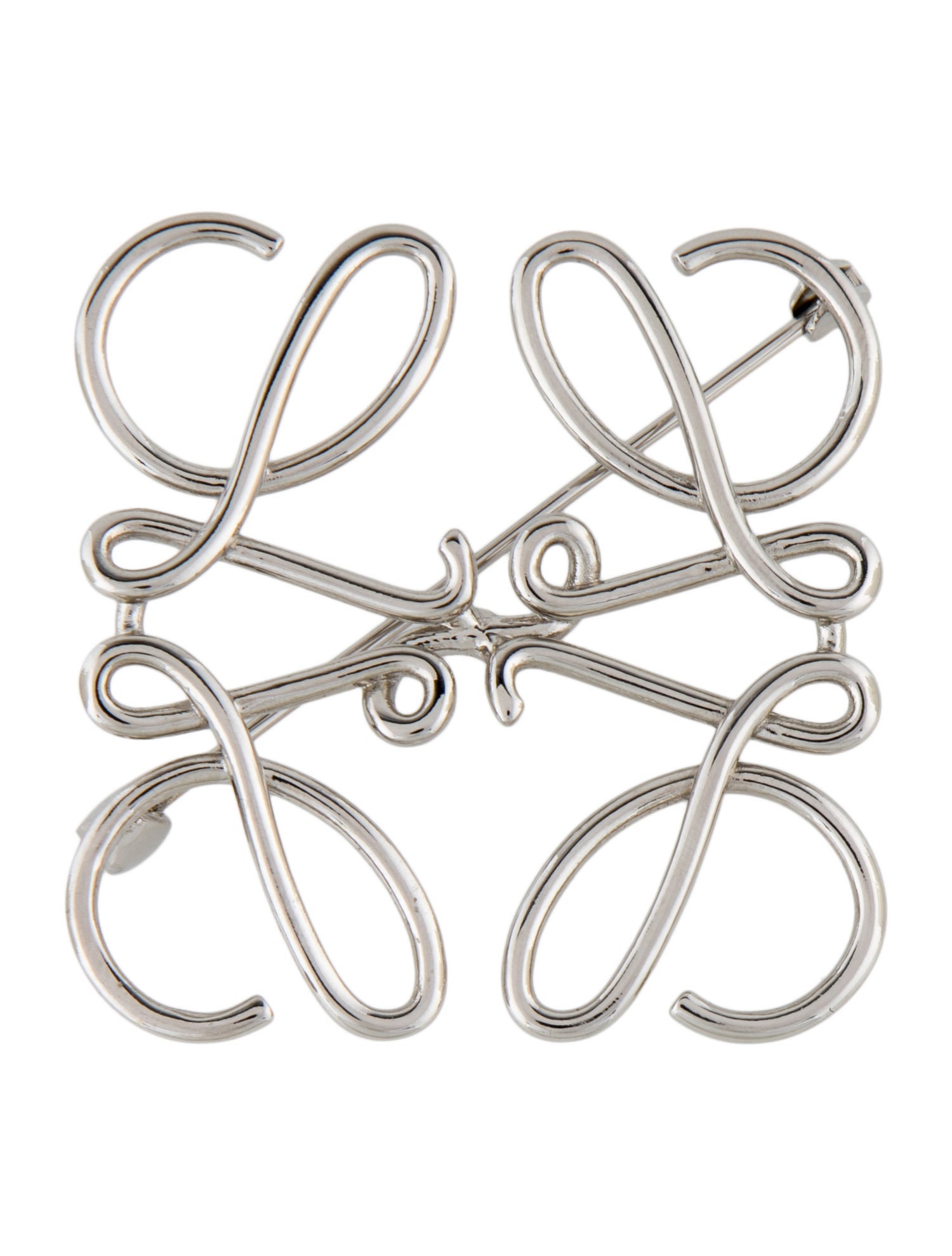 Loewe Logo Anagram Pin Brooch