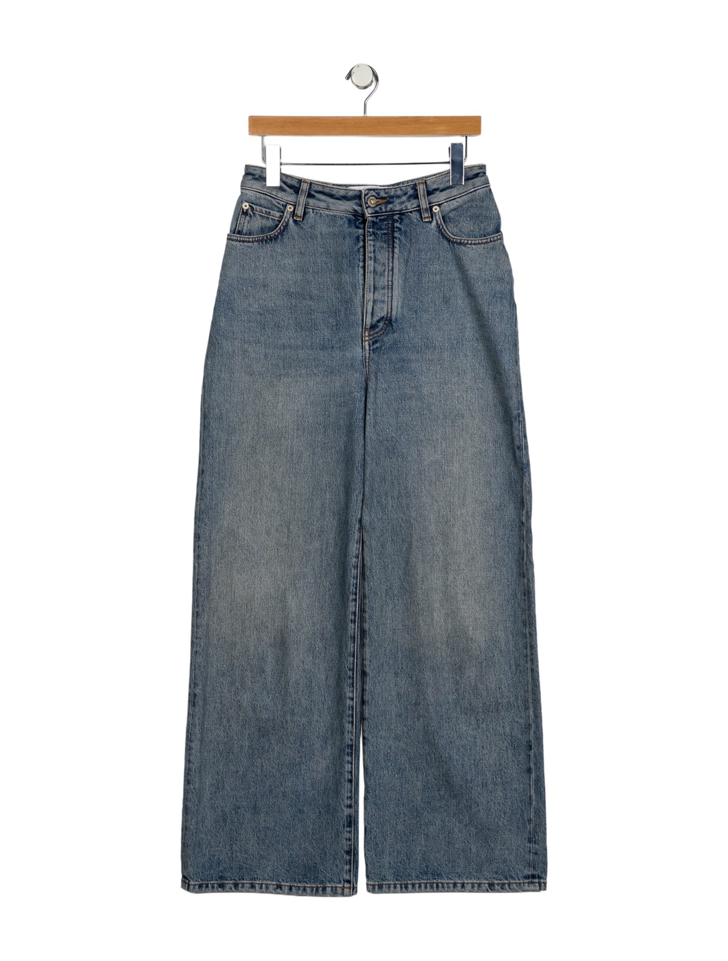 Loewe High-Rise Wide Leg Jeans