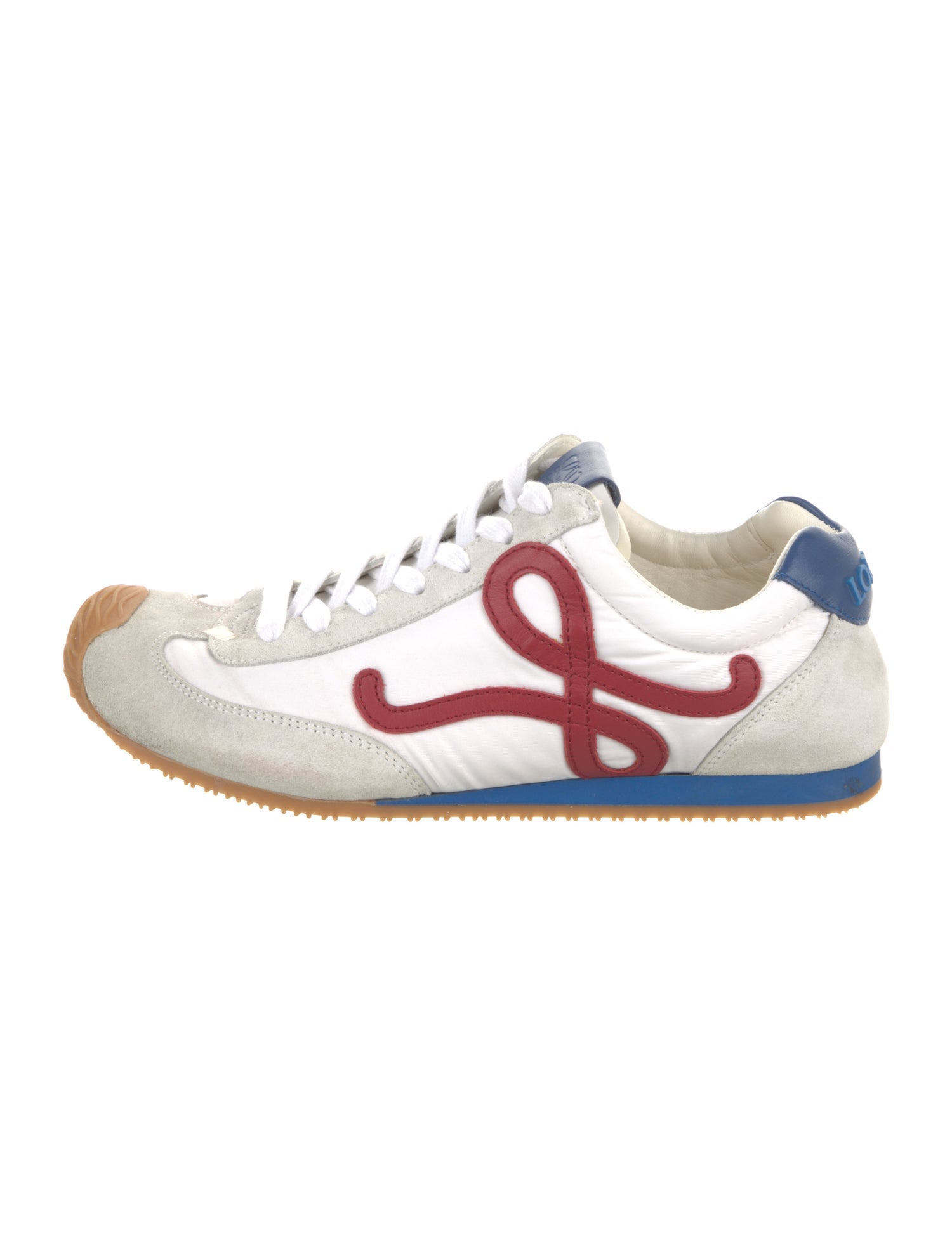 Loewe Suede Printed Sneakers