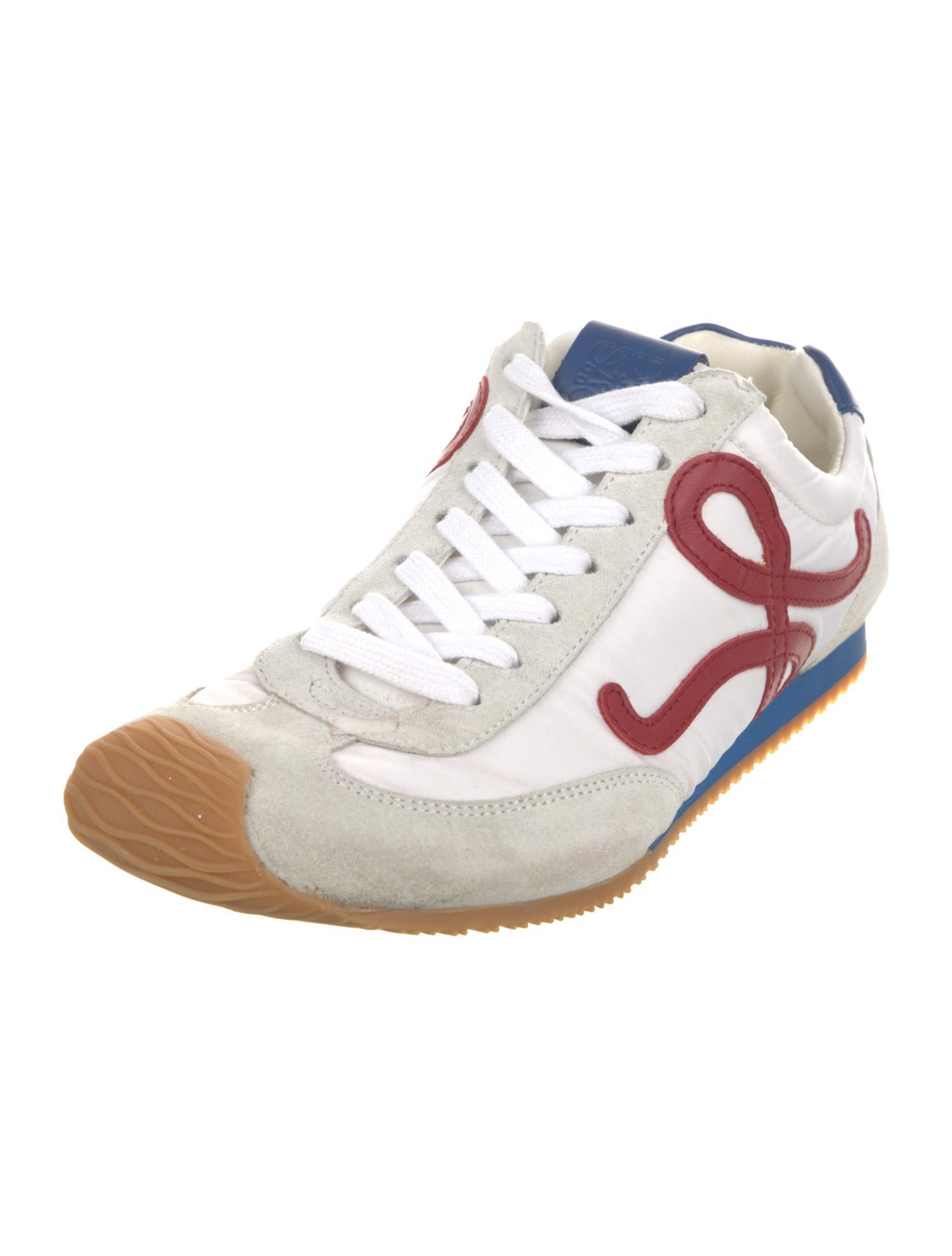 Loewe Suede Printed Sneakers