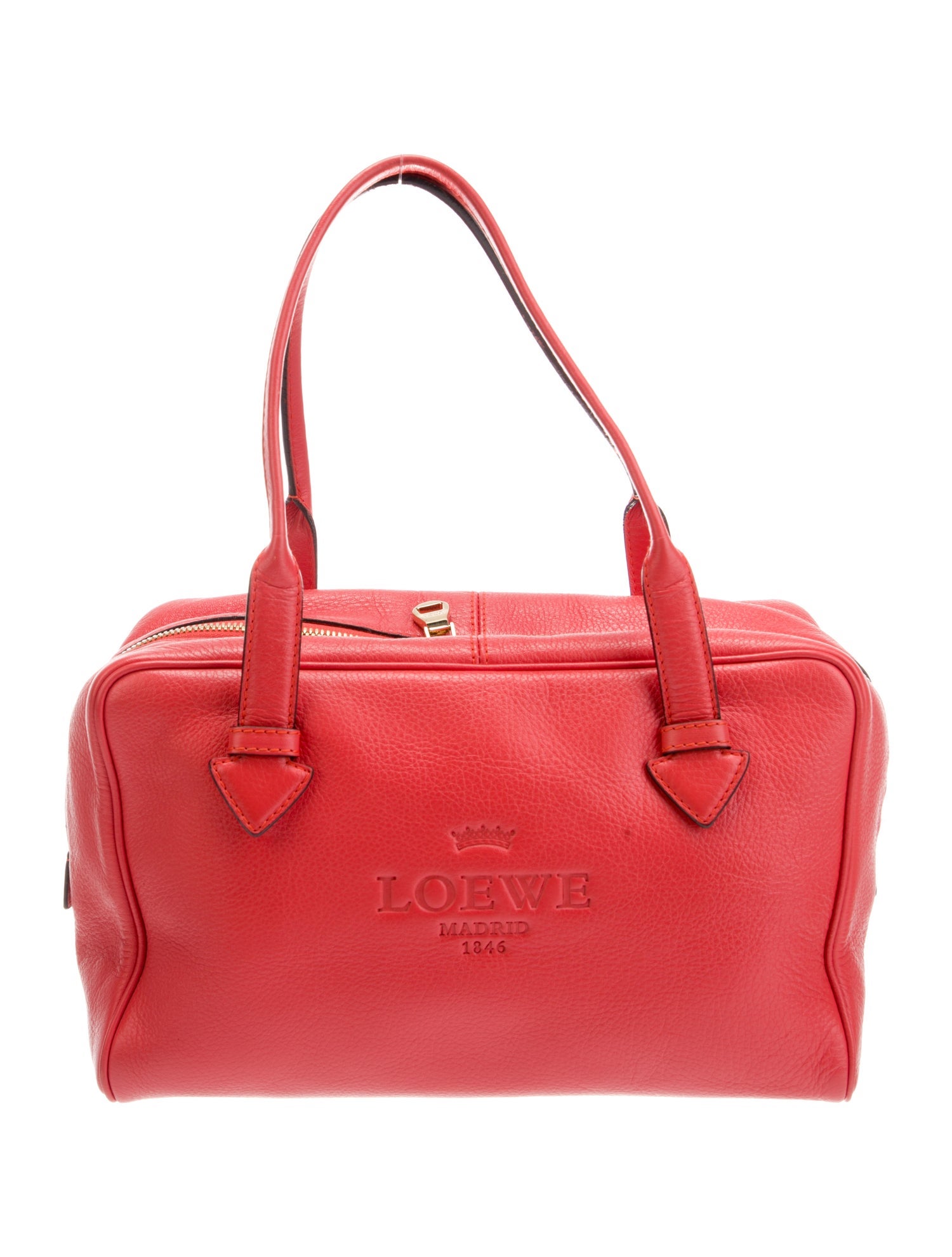 Loewe Leather Top Handle Bag