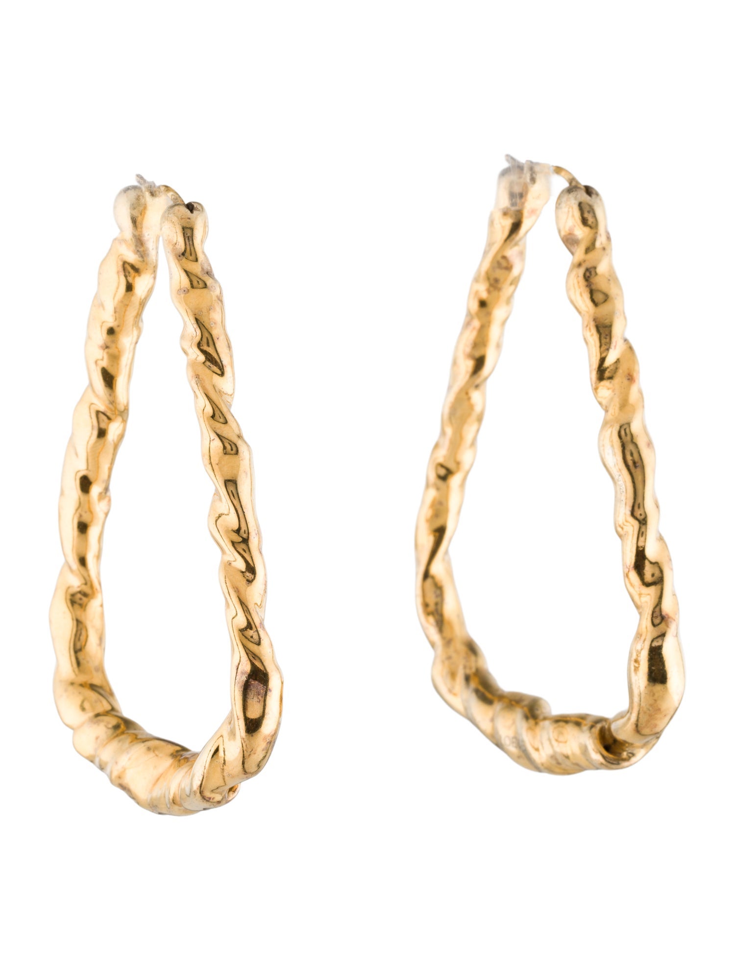 Loewe Twisted Hoop Earrings