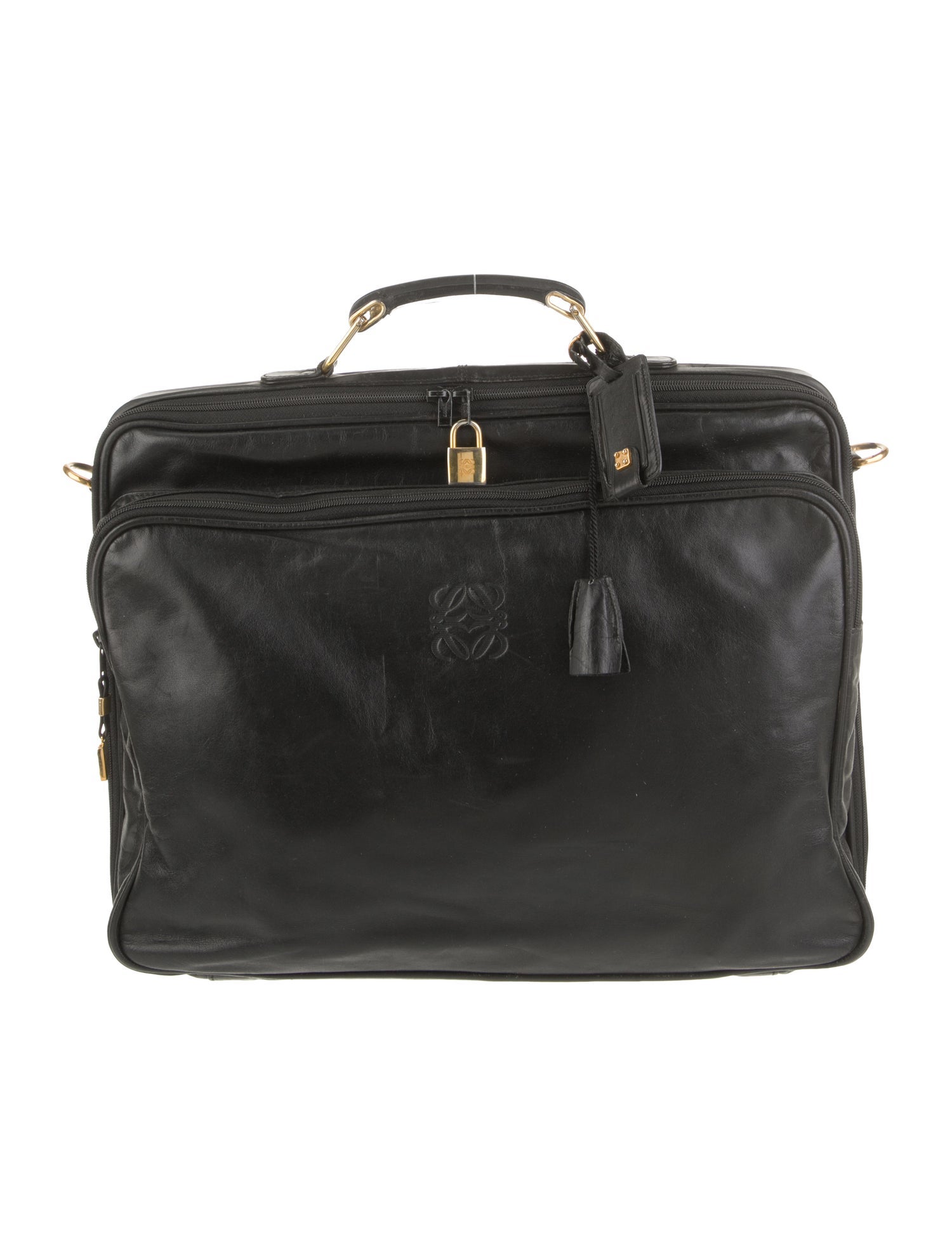 Loewe Leather Briefcase Vintage