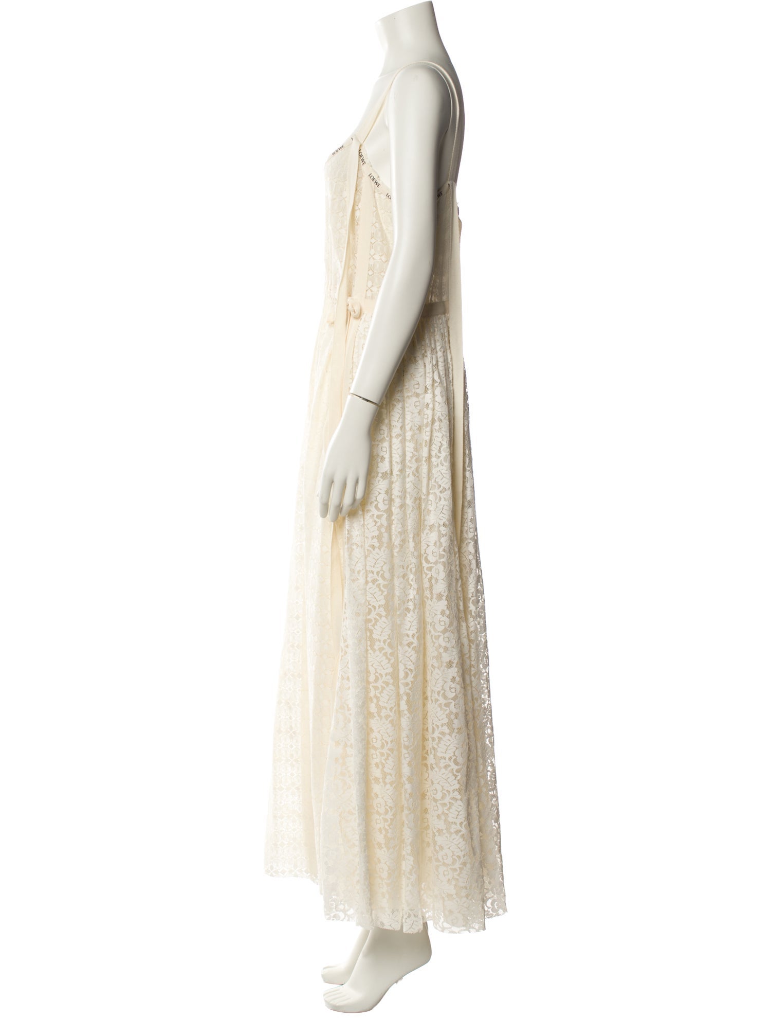 Loewe V-Neck Long Dress