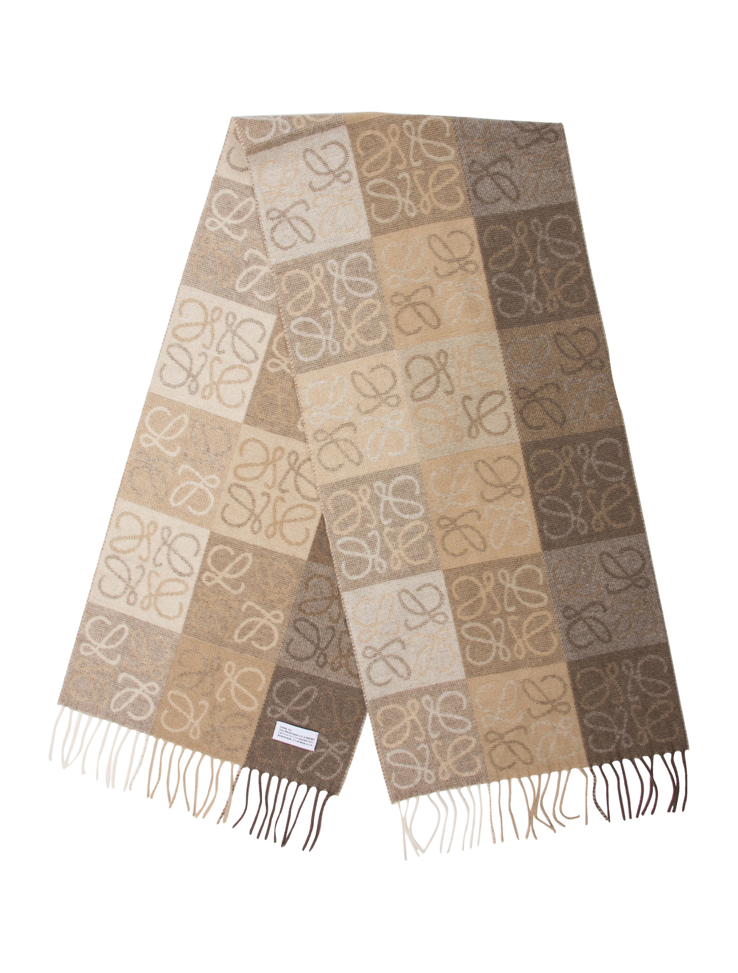 Loewe Wool Printed Scarf