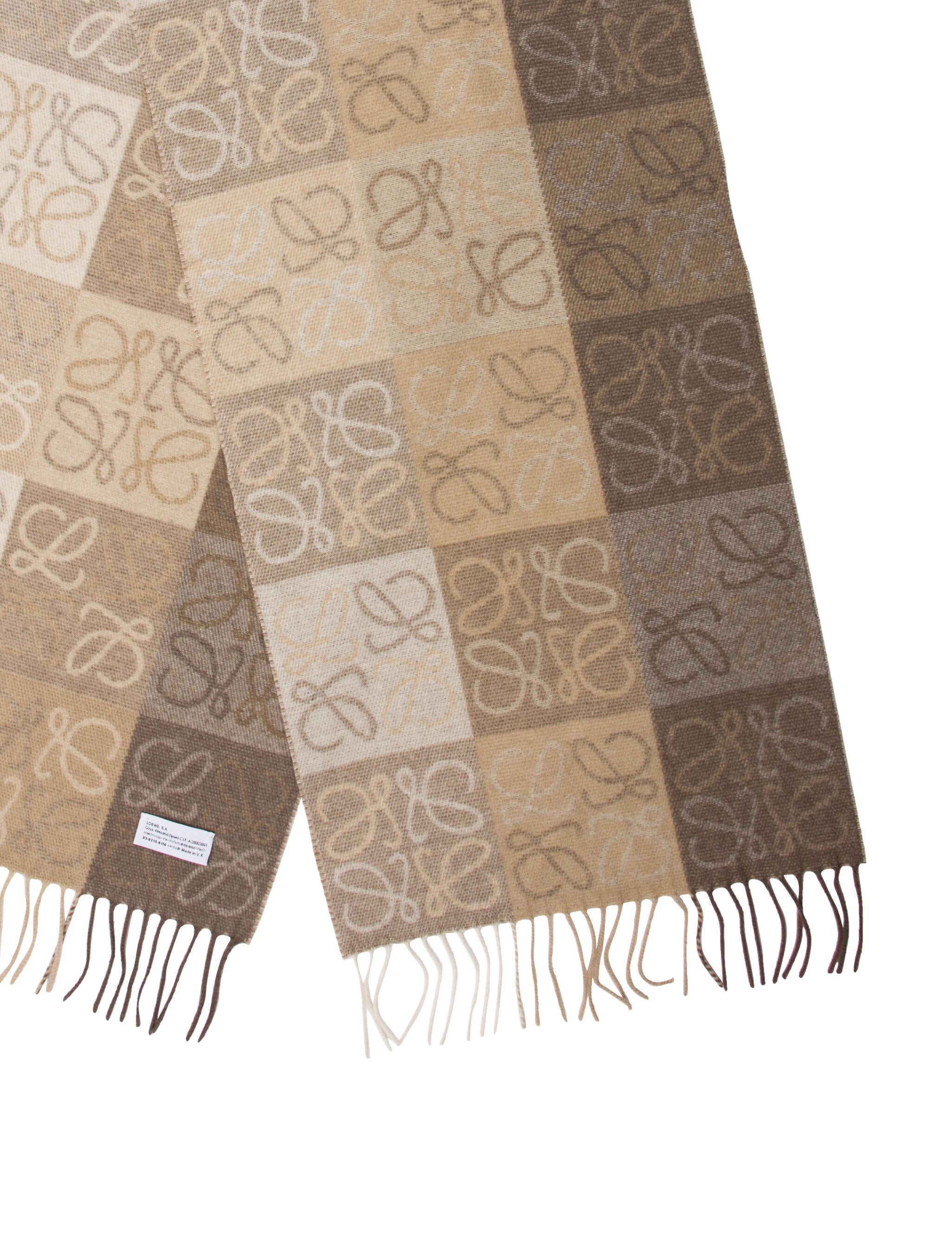 Loewe Wool Printed Scarf