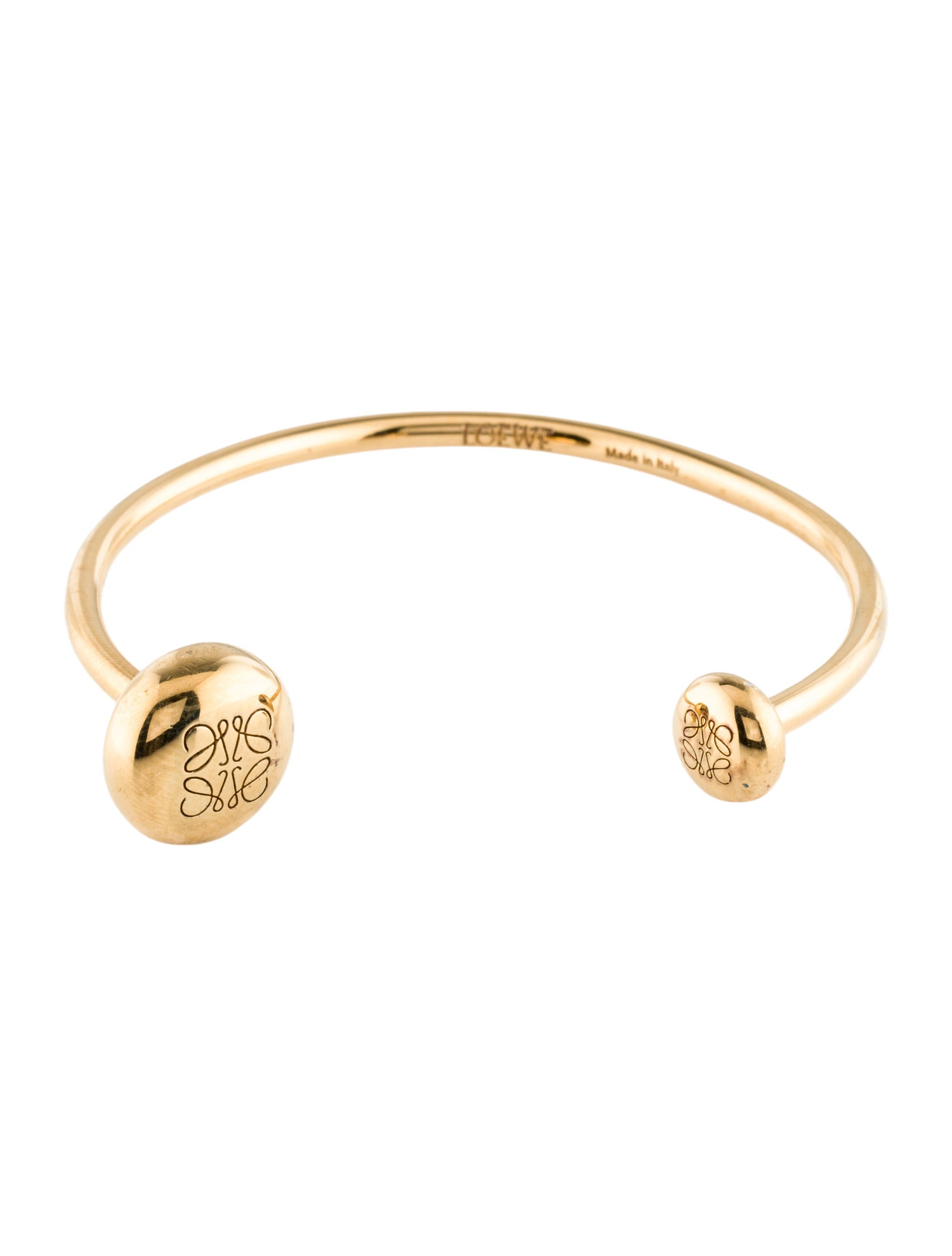 Loewe Anagram Pebble Cuff Bracelet