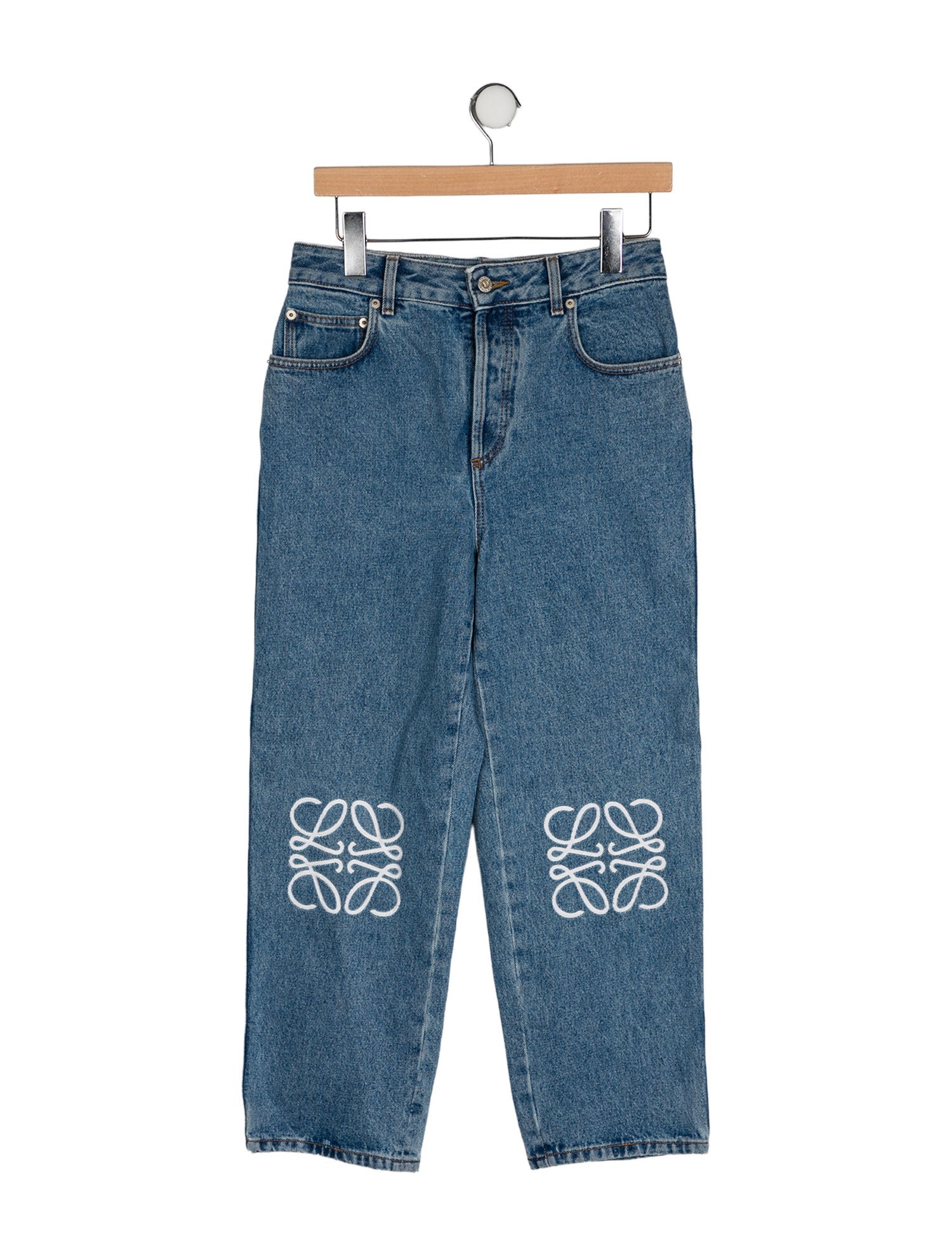 Loewe Anagram Wide Leg Jeans