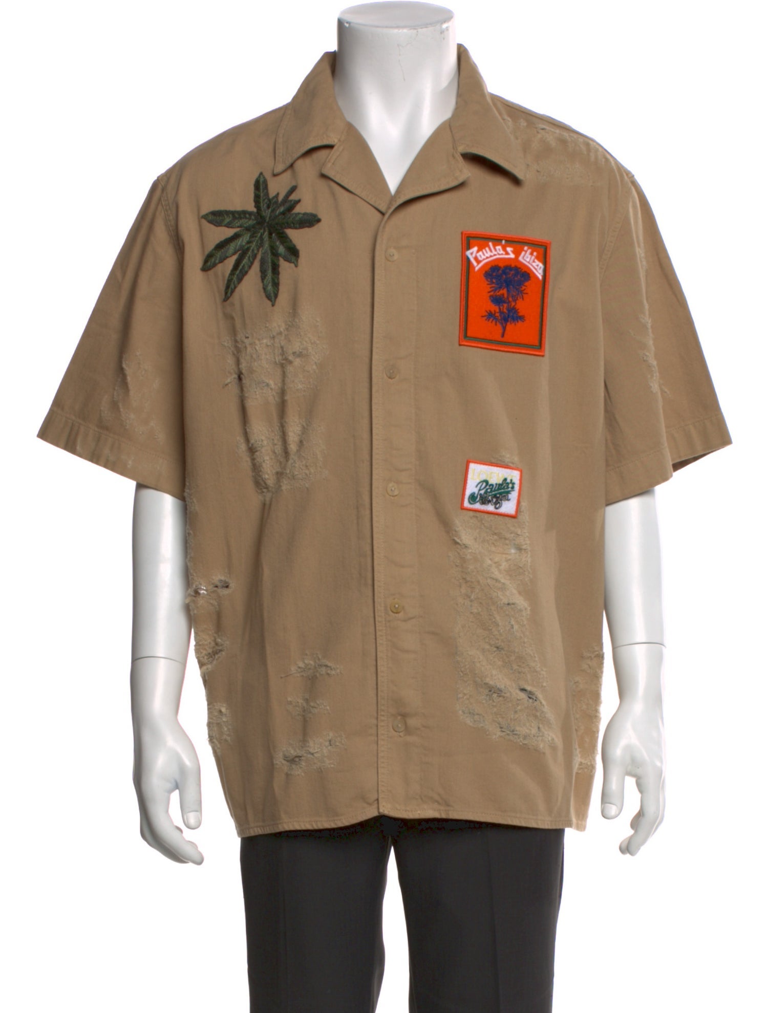 Loewe Paula's Ibiza Graphic Print Short Sleeve Shirt w/ Tags