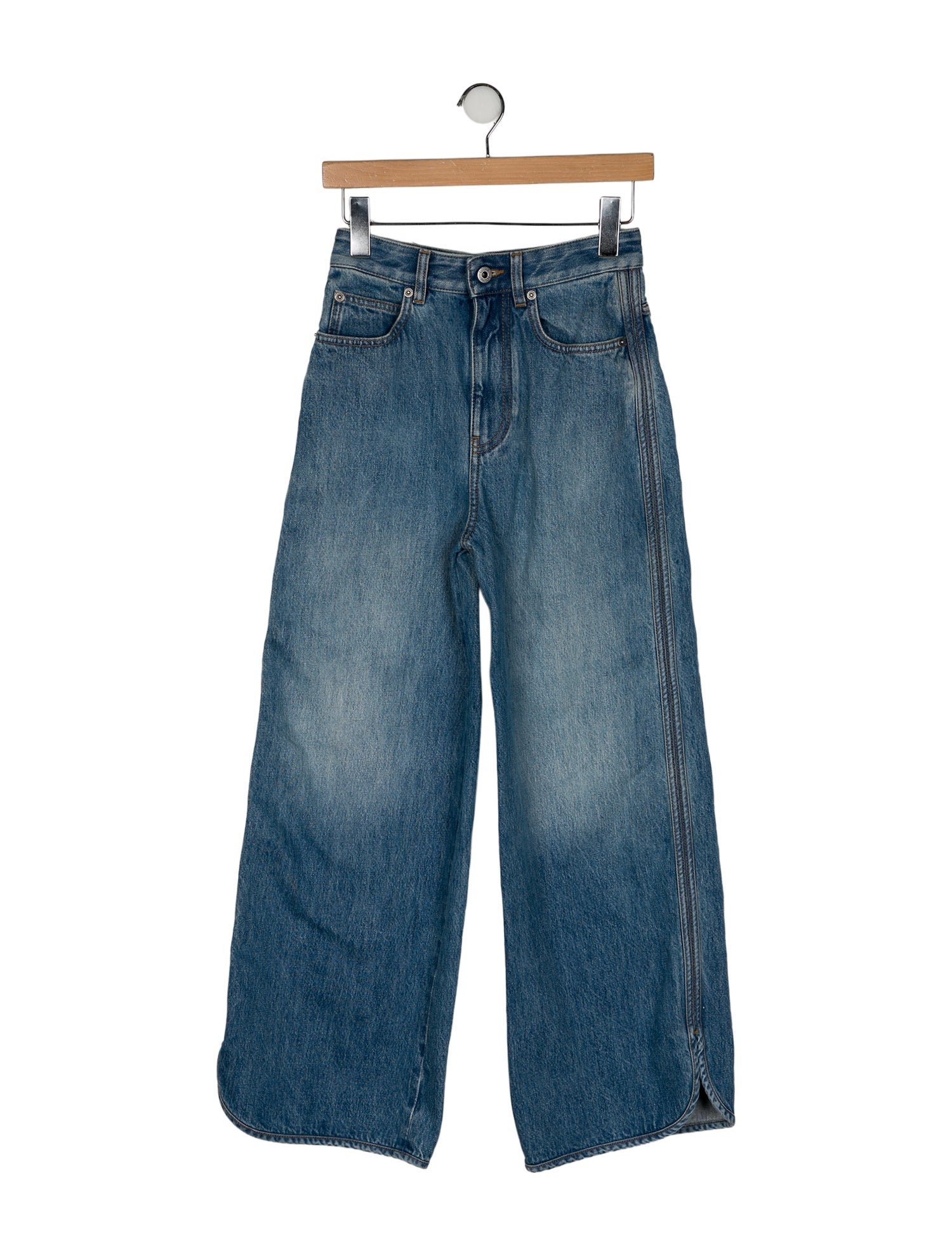 Loewe High-Rise Wide Leg Jeans