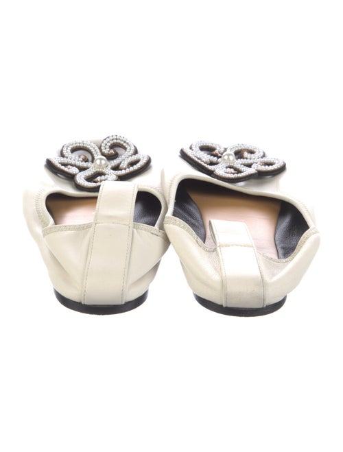 Loewe Leather Crystal Embellishments Mules