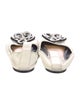Loewe Leather Crystal Embellishments Mules
