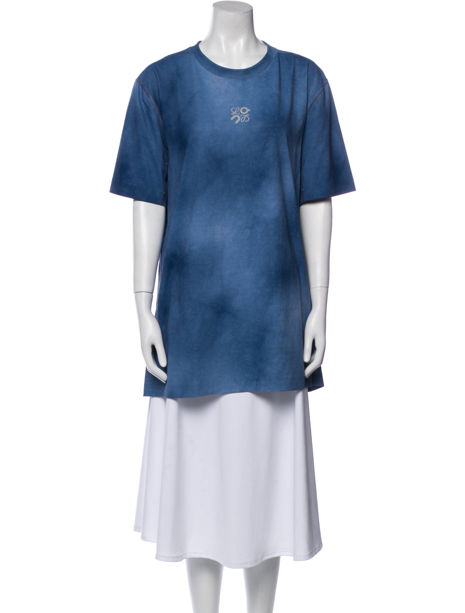 Loewe x On Tie-Dye Print Scoop Neck Henley