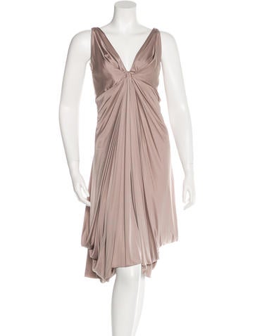 La Petite S***** Satin Draped Dress