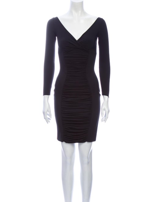 La Petite S***** V-Neck Mini Dress Black
