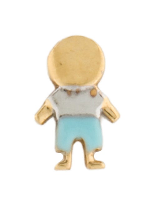 Loquet 18K Enamel Boy Charm