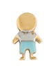 Loquet 18K Enamel Boy Charm