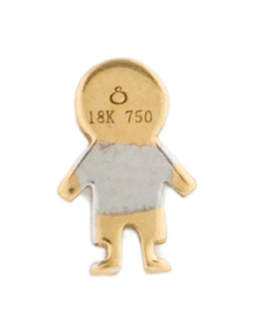 Loquet 18K Enamel Boy Charm