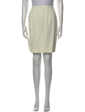 Lillie Rubin Skirts Cutout Accent Knee-Length Skirt S