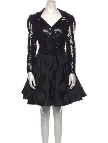 Lillie Rubin Dresses Vintage Knee-Length Dress L