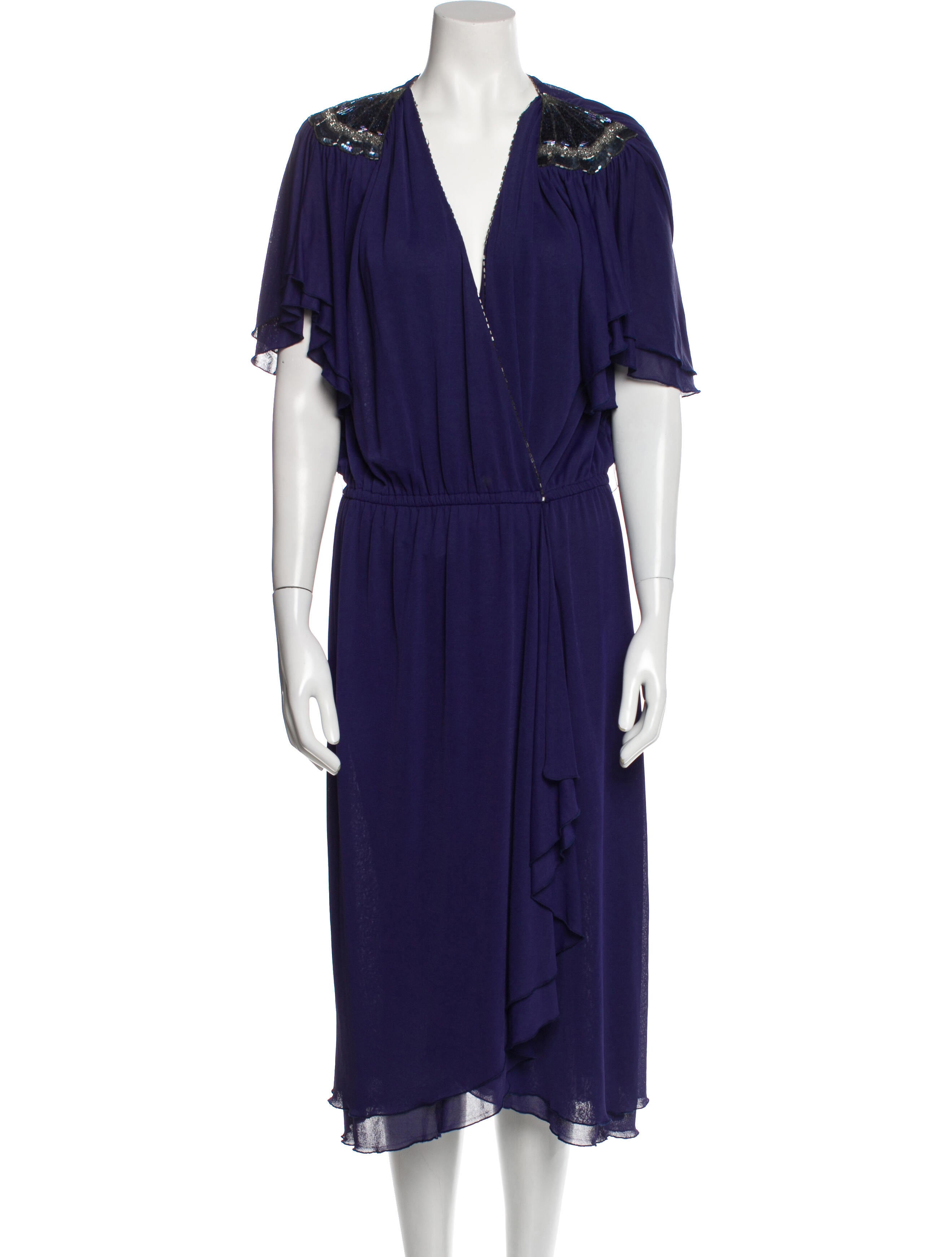 LILLIE RUBIN Vintage Midi Length Dress