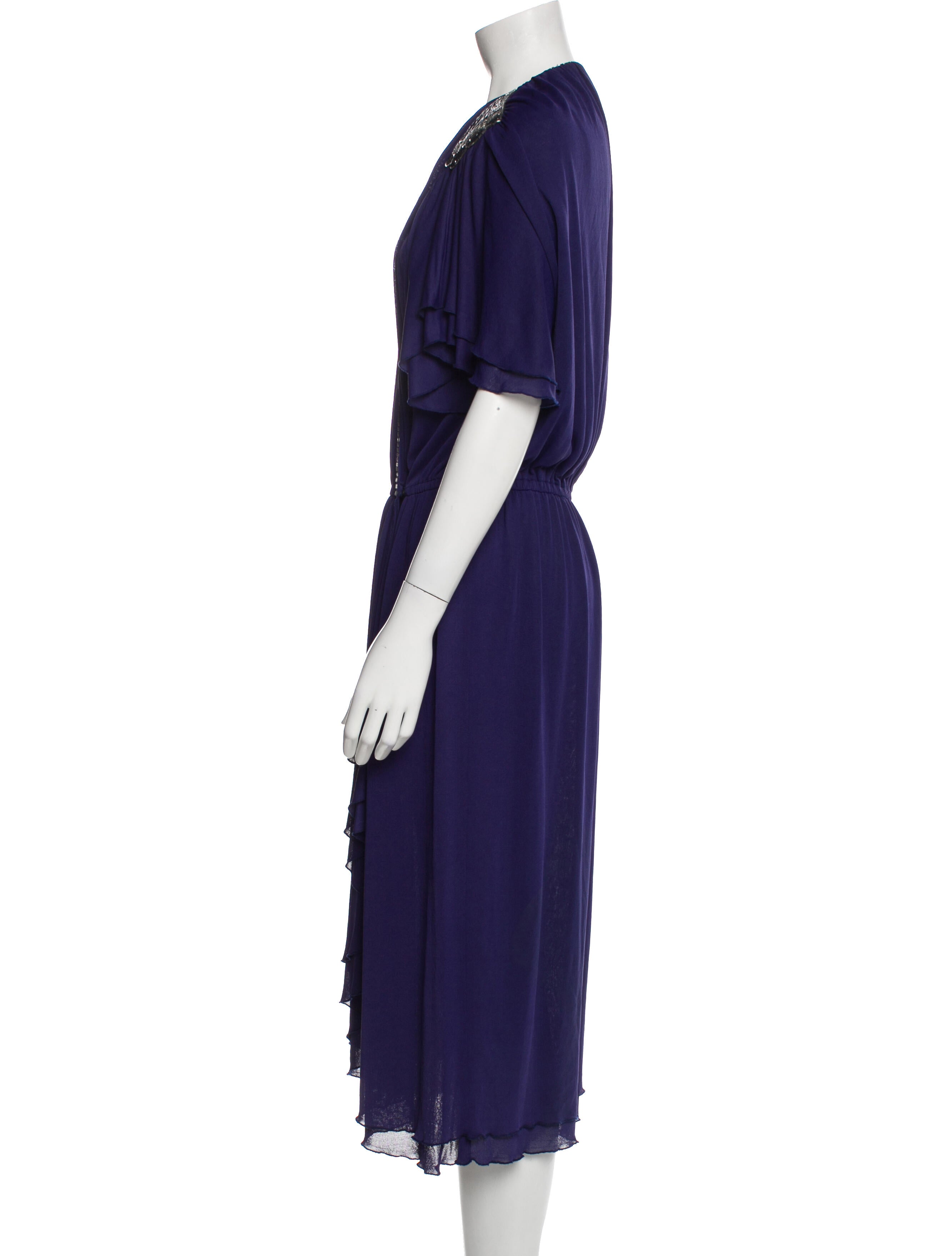 LILLIE RUBIN Vintage Midi Length Dress