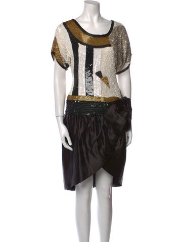 Lillie Rubin Dresses Vintage Knee-Length Dress M