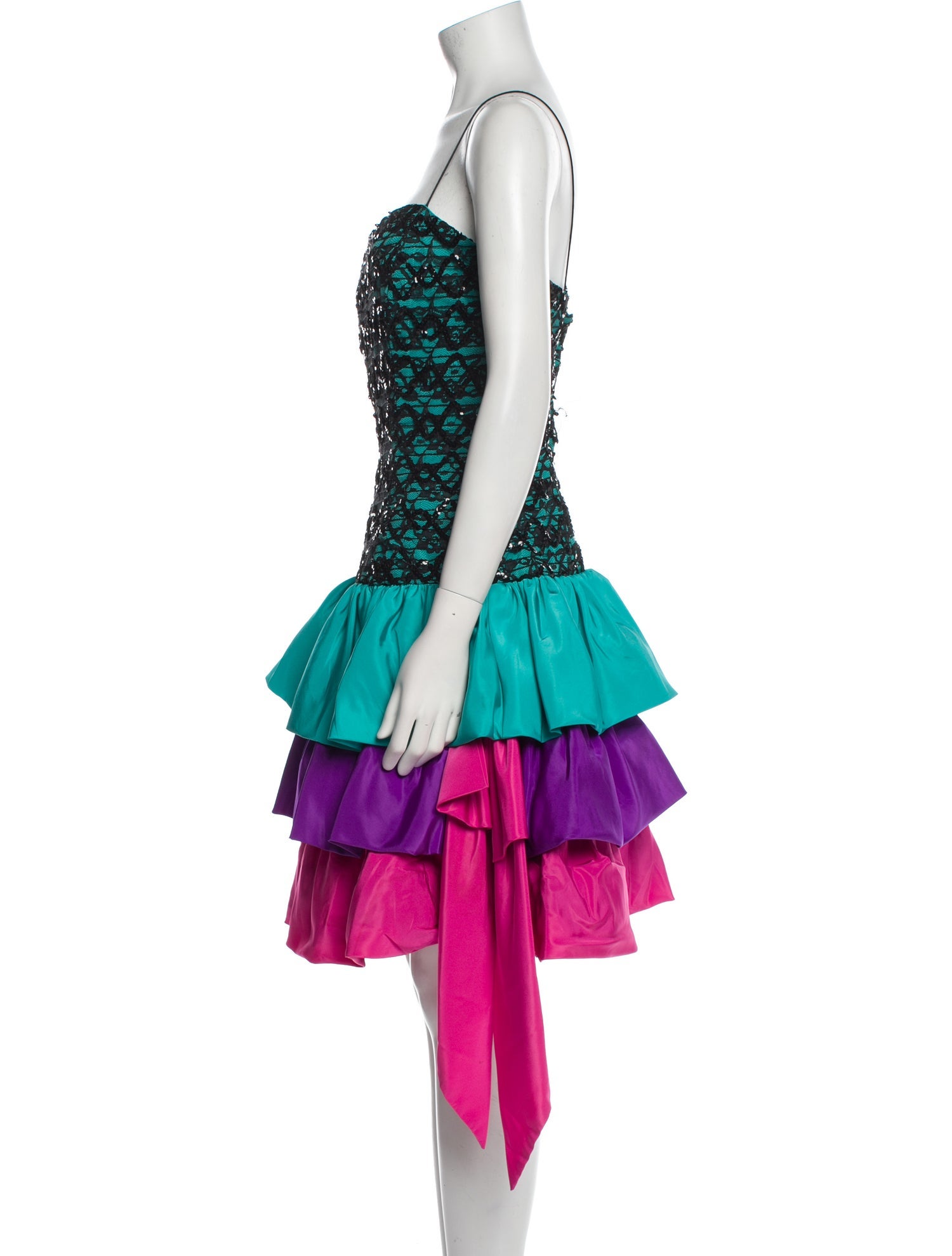 LILLIE RUBIN Vintage Knee-Length Dress