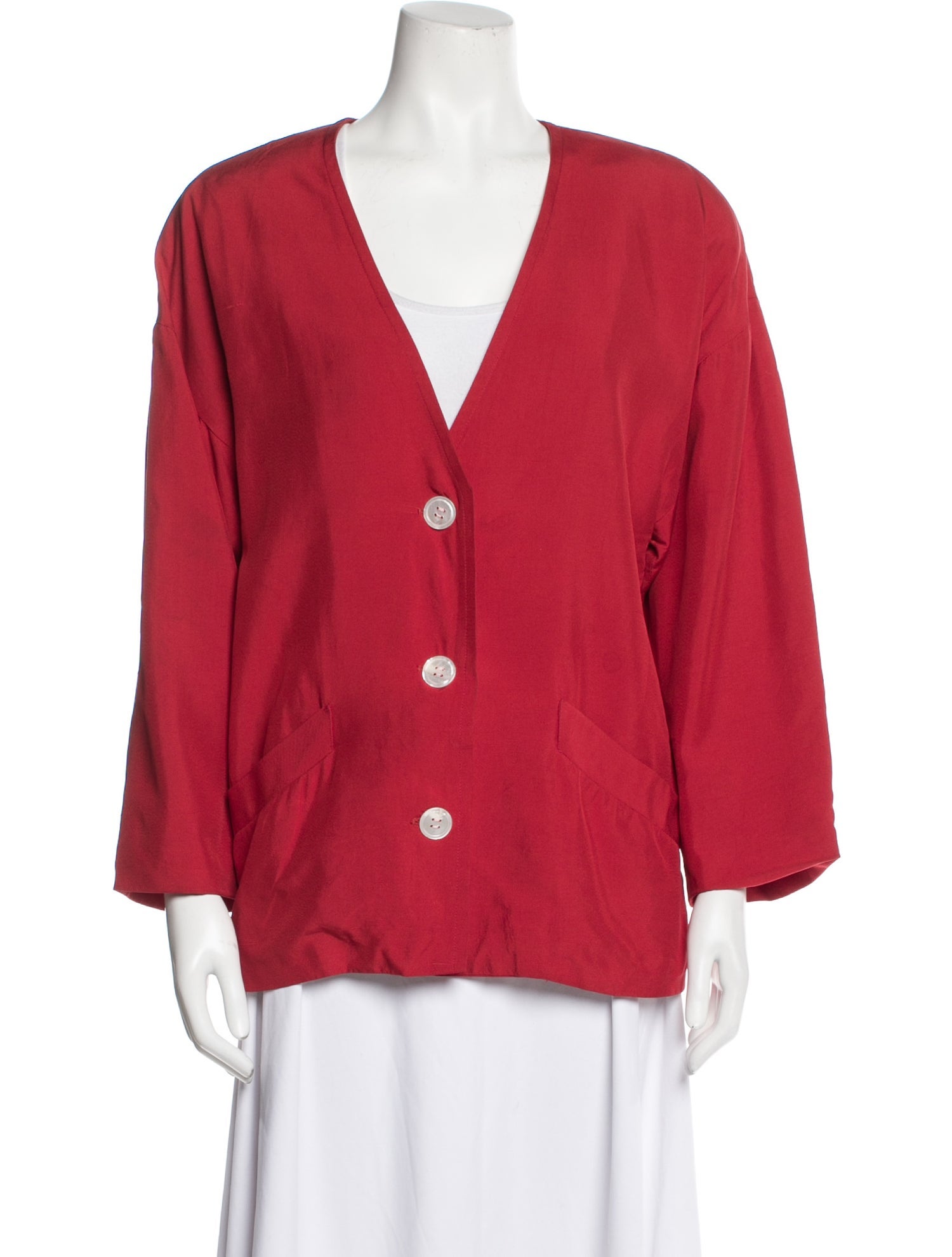 LILLIE RUBIN Silk Blazer
