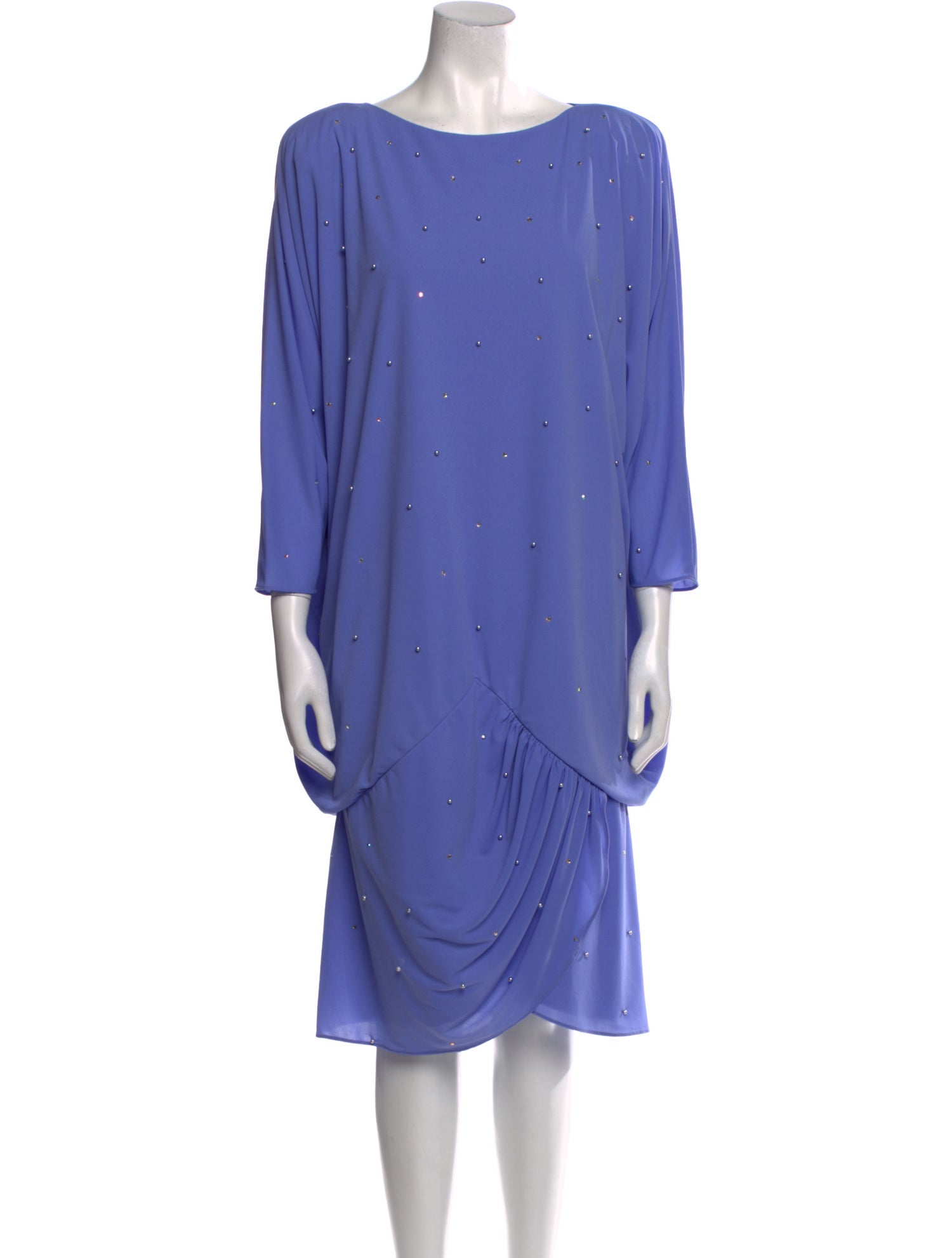 LILLIE RUBIN Bateau Neckline Knee-Length Dress