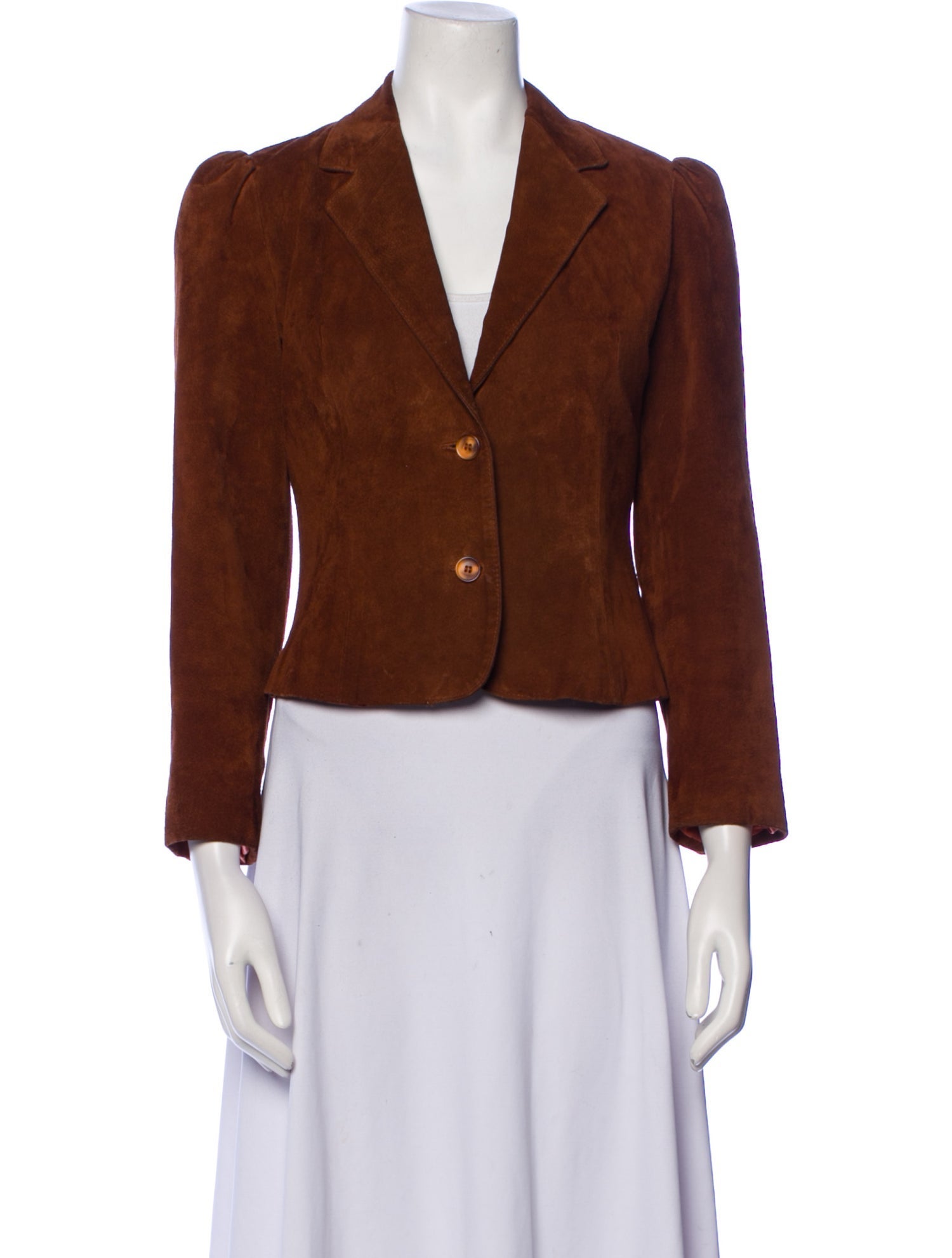 LILLIE RUBIN Leather Blazer