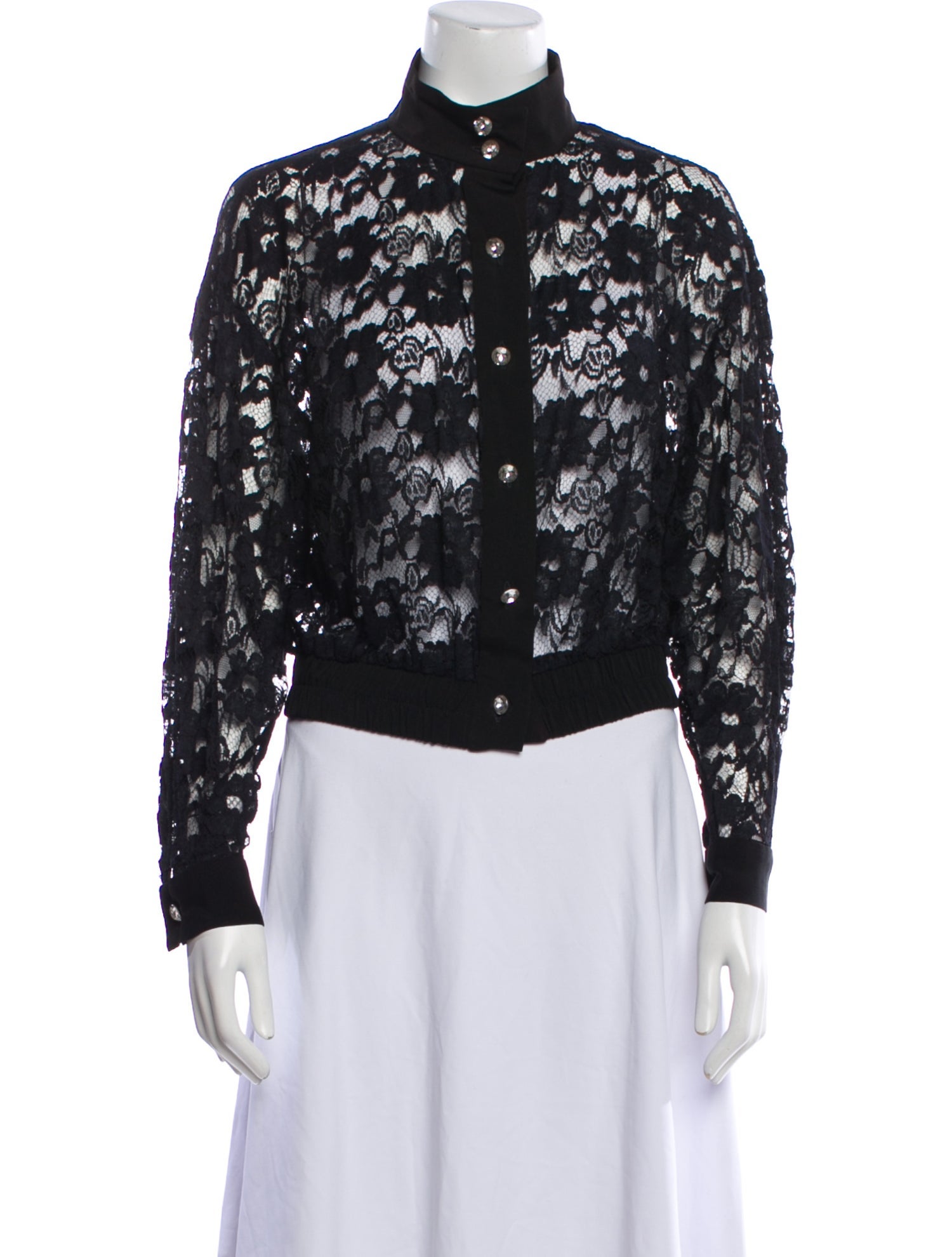 LILLIE RUBIN Lace Pattern Jacket