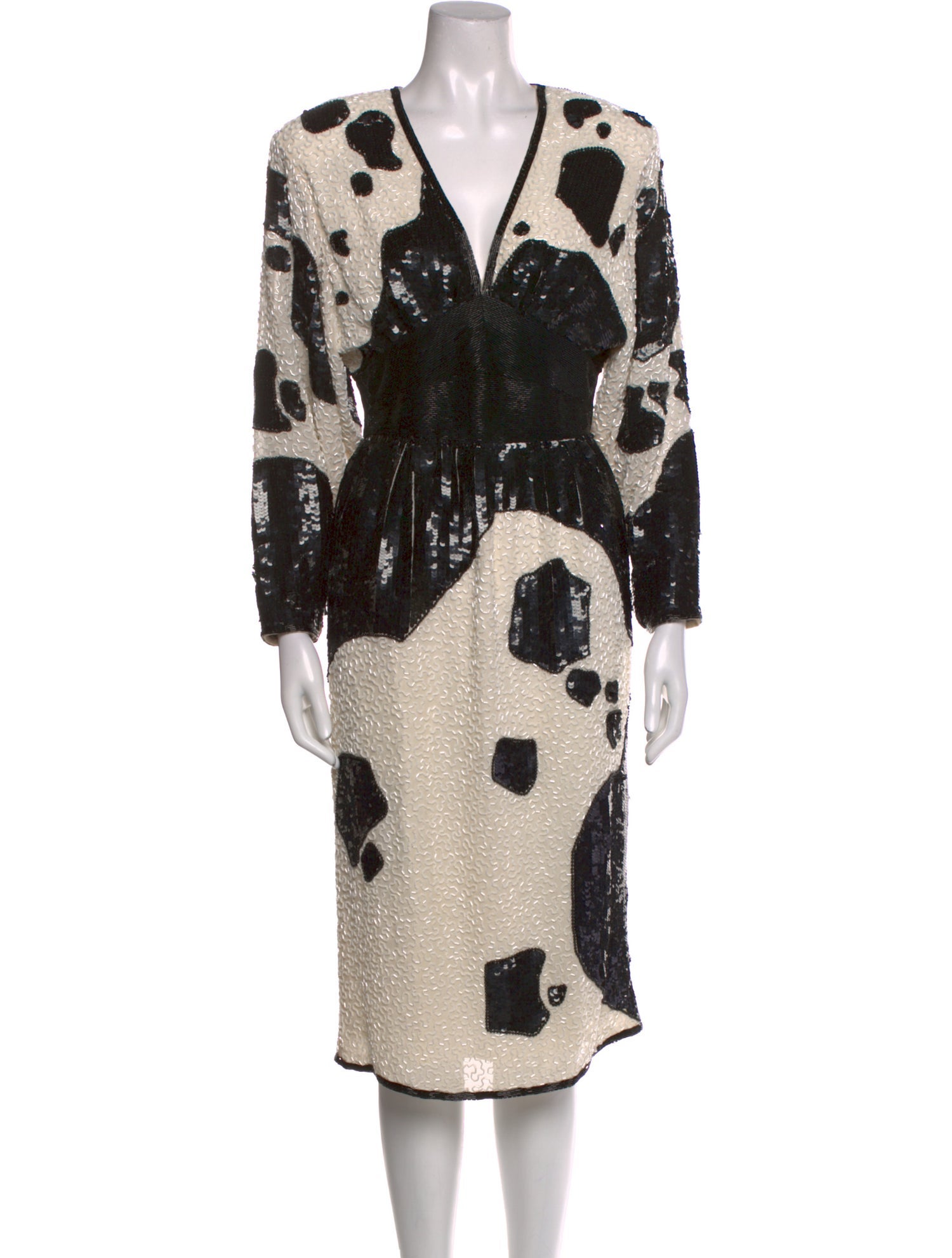 LILLIE RUBIN Vintage Midi Length Dress