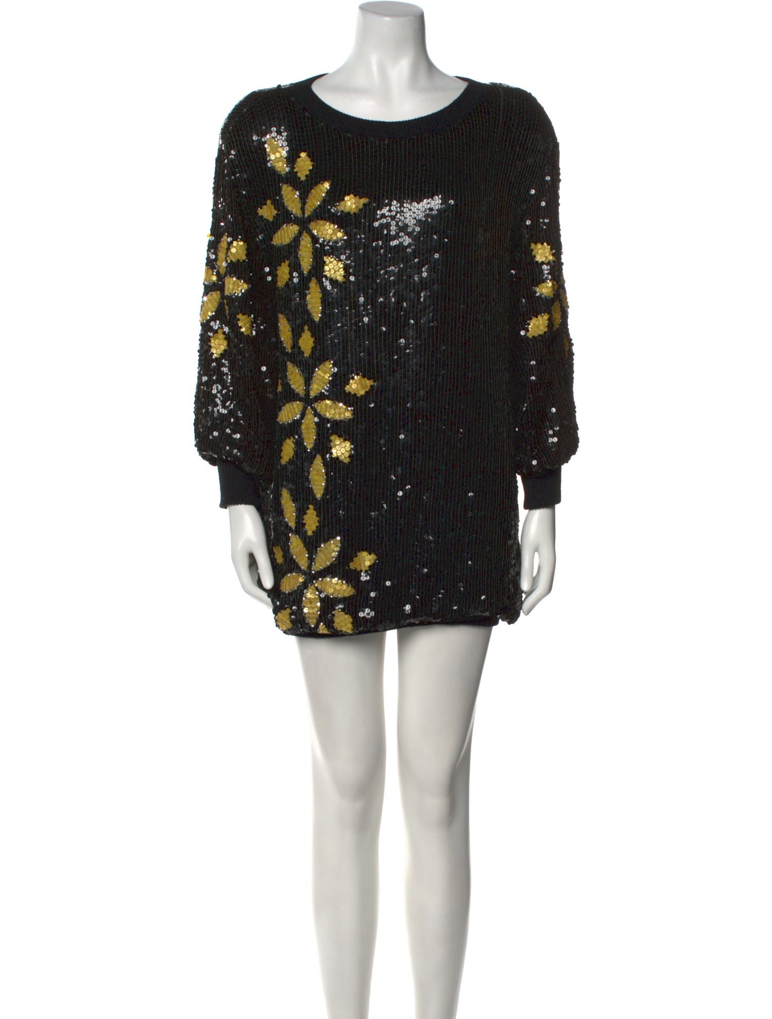 LILLIE RUBIN Sequin Mini Dress