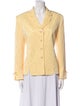 LILLIE RUBIN Wool Printed Blazer