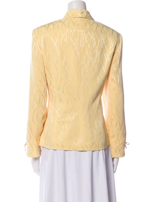 LILLIE RUBIN Wool Printed Blazer