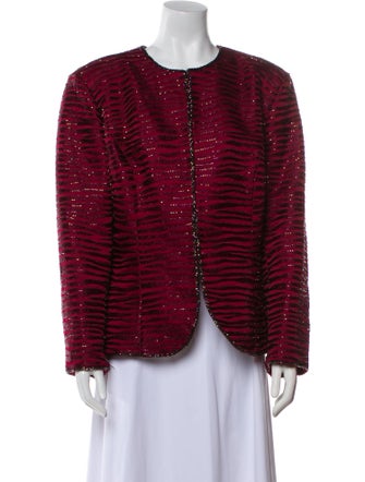 LILLIE RUBIN Striped Jacket